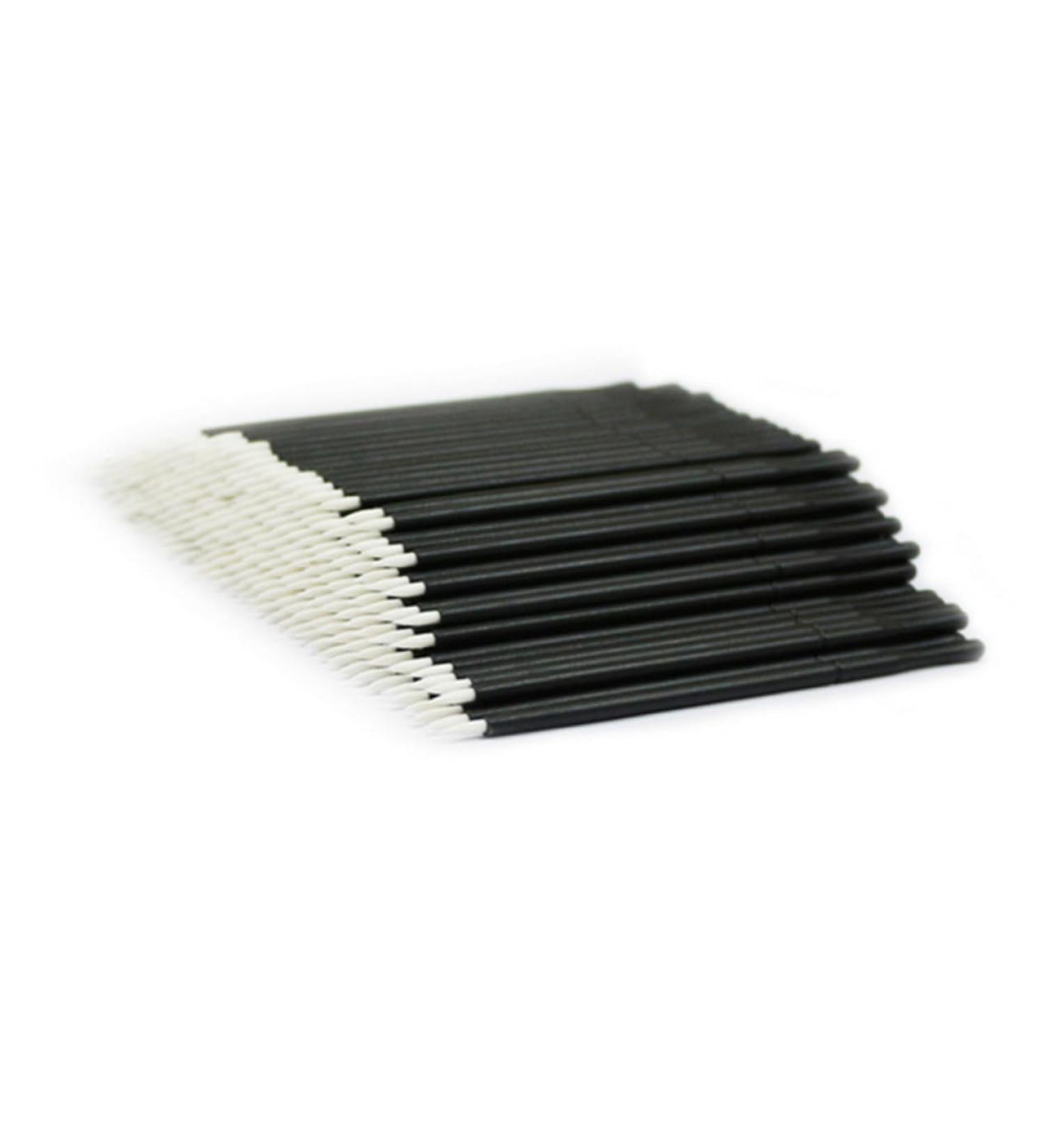 BELLIFFY 100pcs Eye Makeup Tools Eyeliner Smudge Brush Lip Scrubber Tool Eyeliner Applicator Tool 15cmX10cm Black - Buy Online on SooperMarket.com
