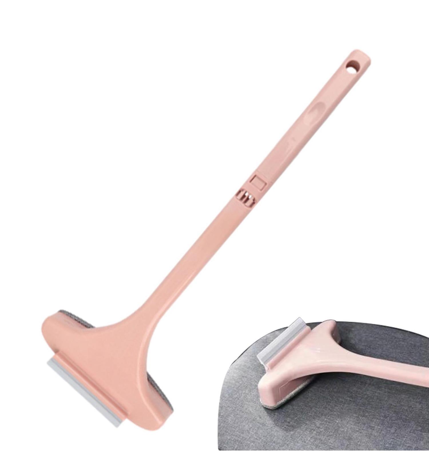Mashin Glass Cleaning Brush Window Scraper Brush Reusable Window Cleaner Tool Wet And Dry Dual-Use Washing Equipment For Countertops Wall Wardrobes Sofa Pink - Buy Online on SooperMarket.com