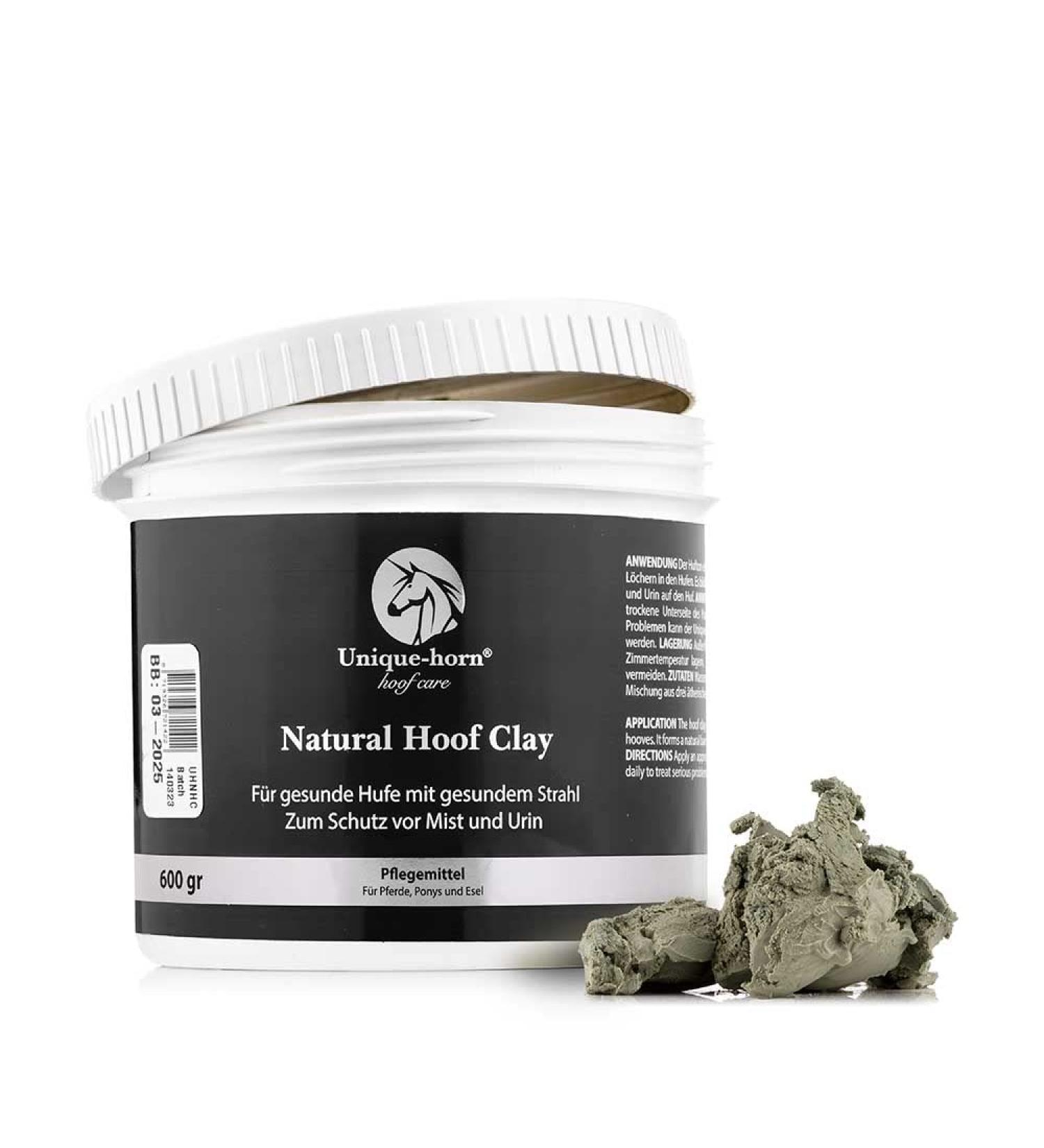 Buy Unique-Horn Natural Hoof Clay 600g | Ultimate Hoof Protection for Horses | Defends Against Urine & Manure - Buy Online on SooperMarket.com