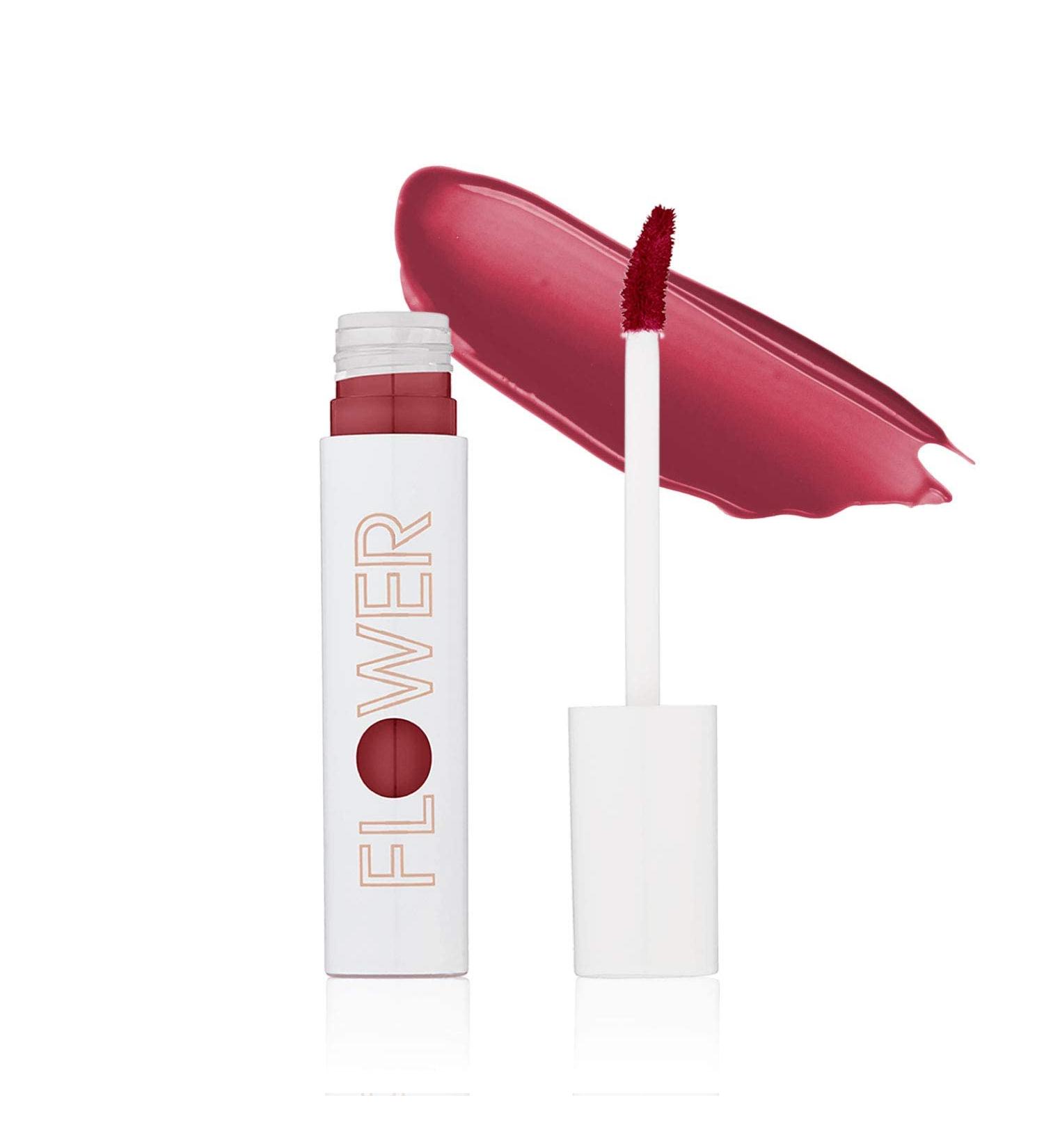 FLOWER BEAUTY Bitten Lip Stain | Long Lasting Water-based Lips Tint - Cruelty-Free | High Color Moisture Marker - (Tempt) Coy 1 Count - Buy Online on SooperMarket.com
