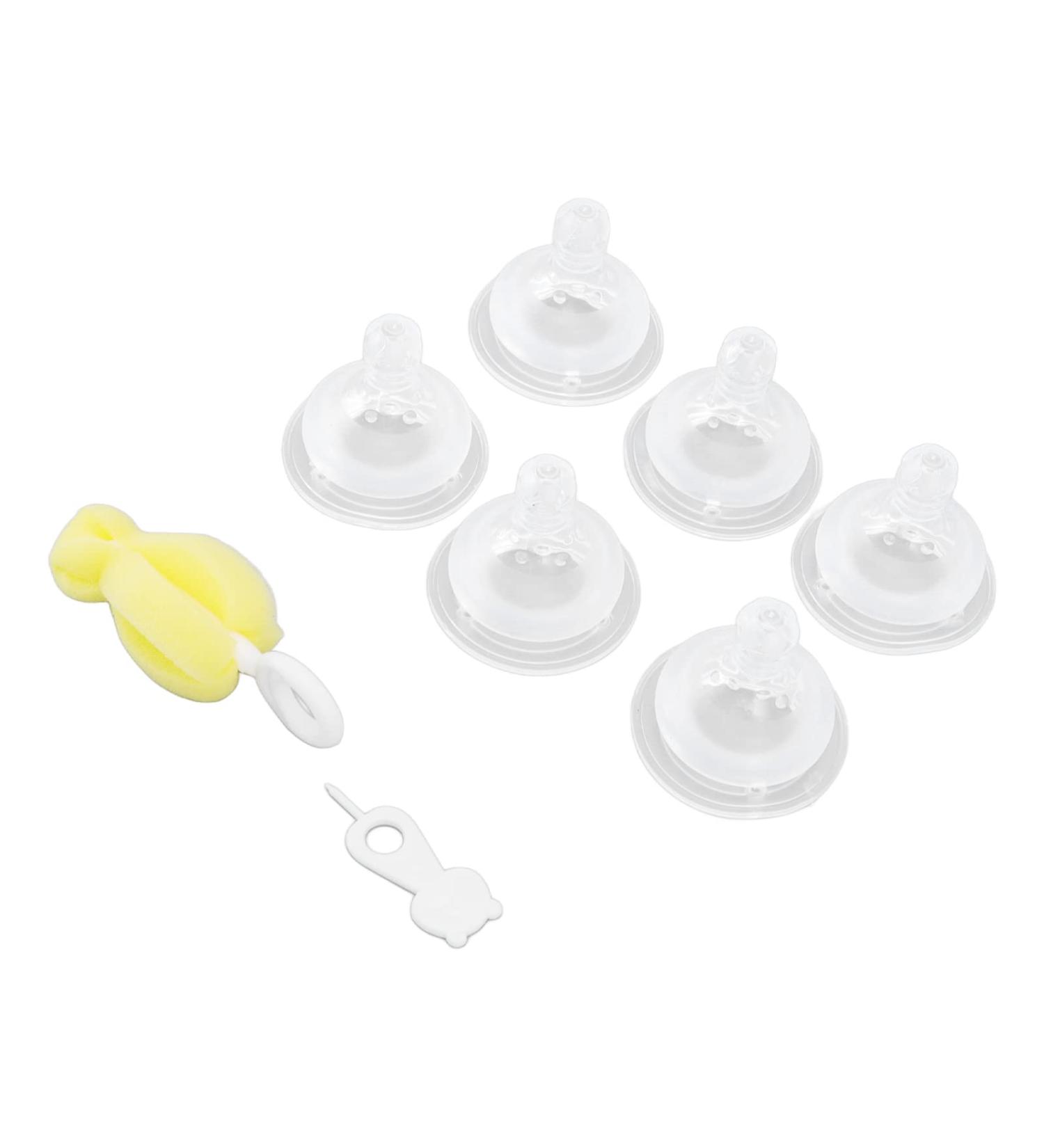 Buy Baby Silicone Pacifier - Wide Mouth Pacifier for Breastfeeding Newborns | International Shipping Available - Buy Online on SooperMarket.com