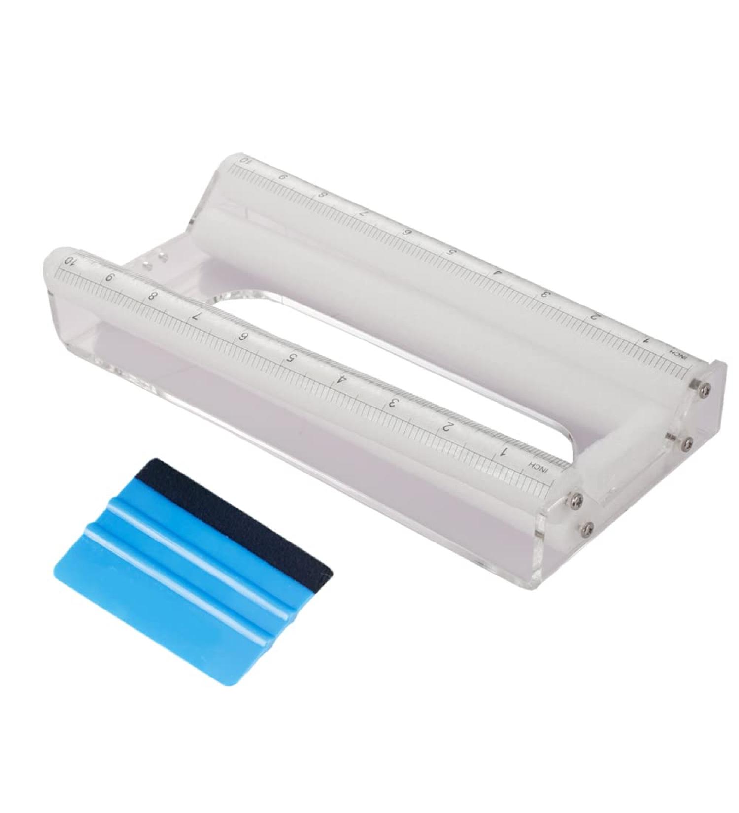 Foam Cup Cradle for Tumbler Crafting | Decal Alignment Holder with Felt Edge Squeegee - Buy Online on SooperMarket.com