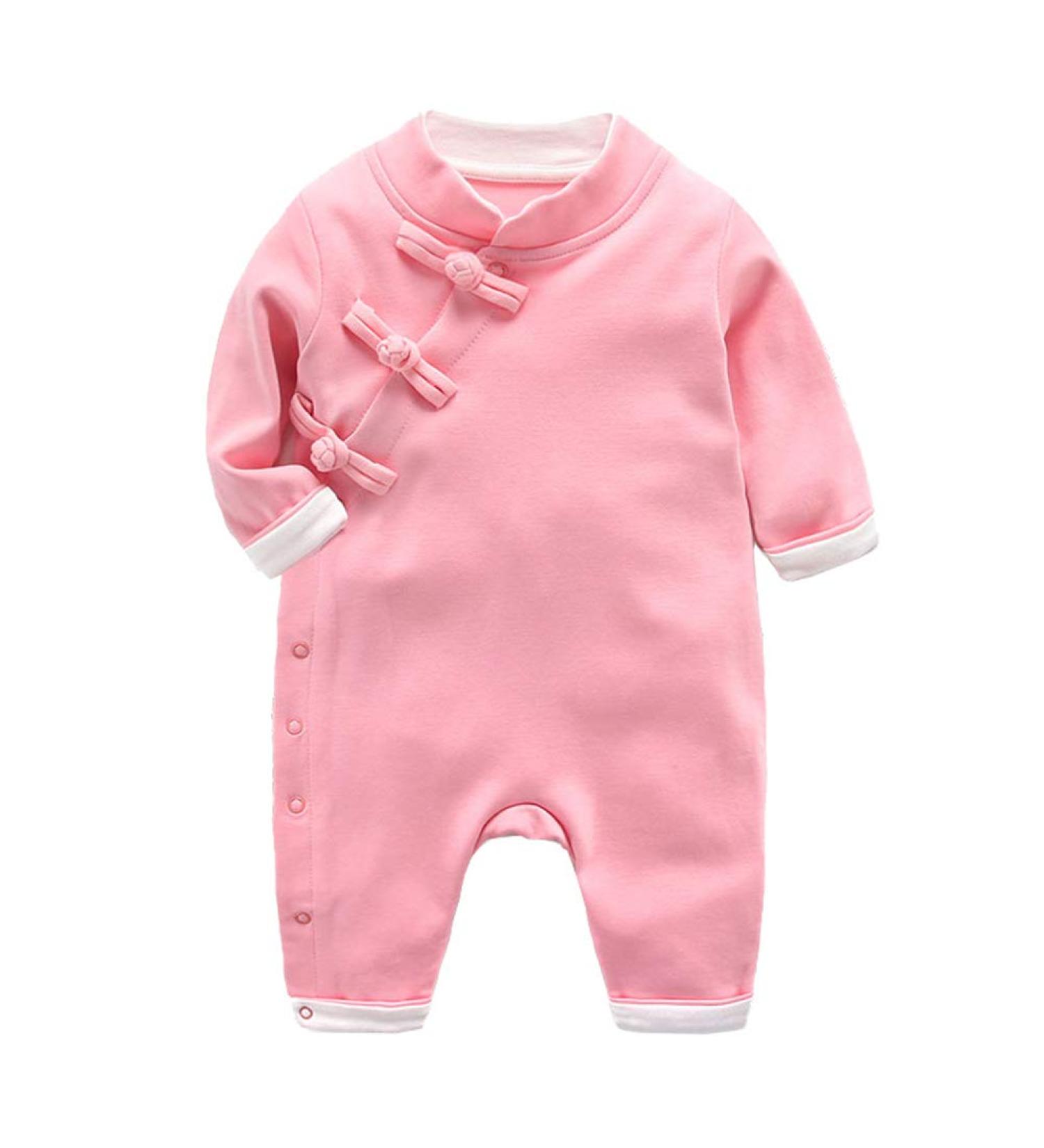 Mud Kingdom Baby Boys Girls Traditional Chinese New Year Jumpsuit - 9 Months Pink - Buy Online on SooperMarket.com