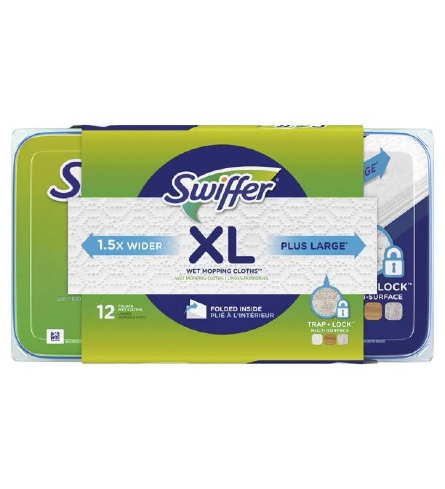 Swiffer Sweeper XL Wet Pad Refills - Open Window Fresh - 12 Ct (Pack of 2) - Buy Online on SooperMarket.com
