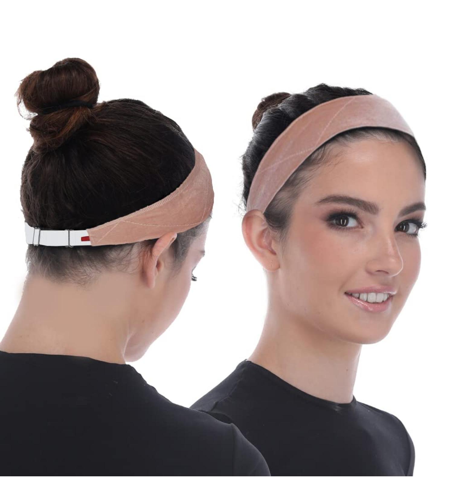 Madison Headwear Wig Grip Headbands for Women - Adjustable Velvet Comfort - No-Slip Lightweight Material - Beige - Buy Online on SooperMarket.com