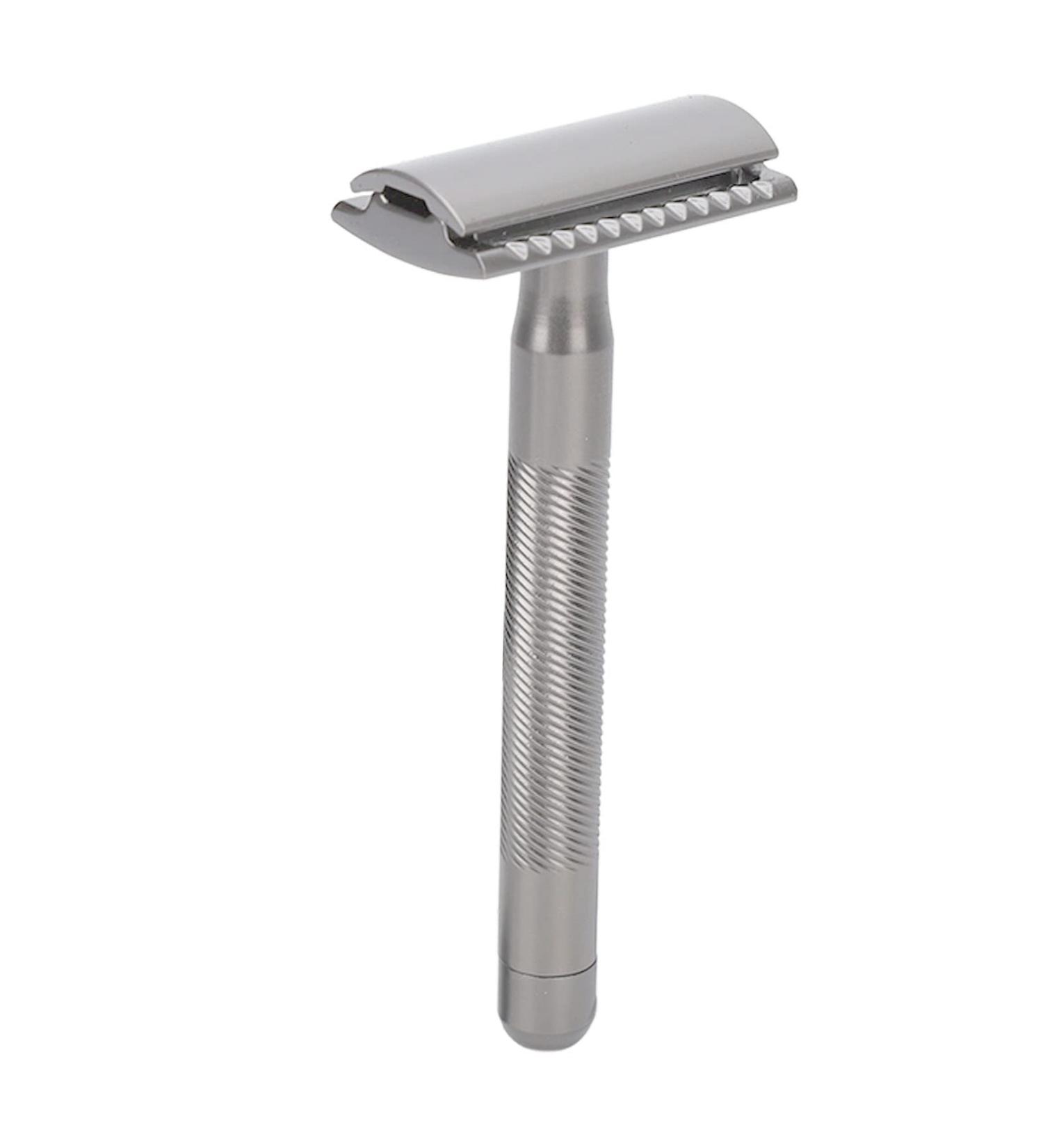 Double Edge Safety Razor - Zinc Alloy & Brass - Perfect Birthday Gift for Travel & Home Facial Care - Buy Online on SooperMarket.com