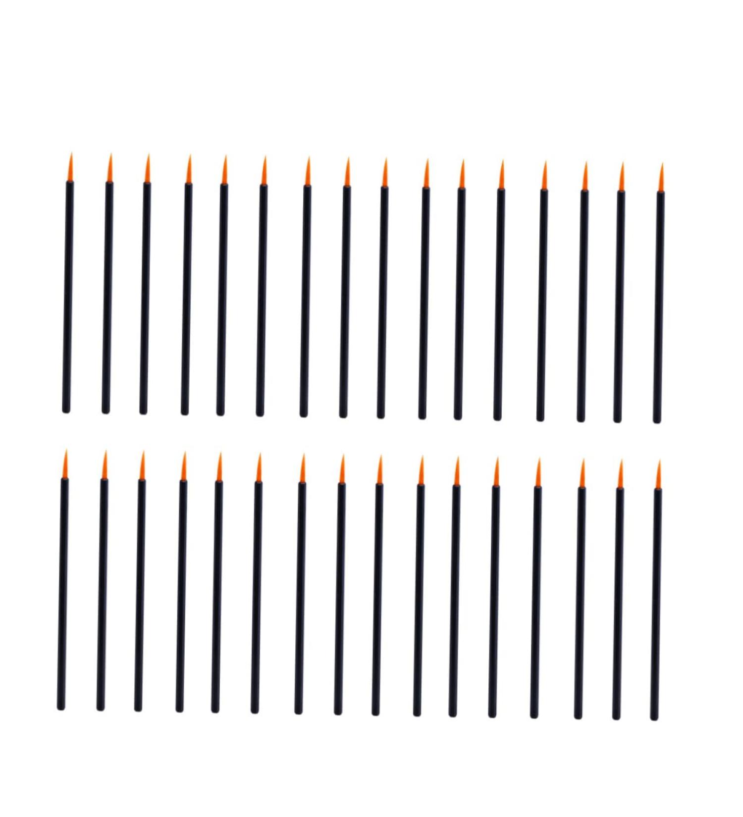 Angoily 100pcs Eyeliner Brush Applicator Disposable Makeup Hard Head Makeup Stick medium As Shown - Buy Online on SooperMarket.com
