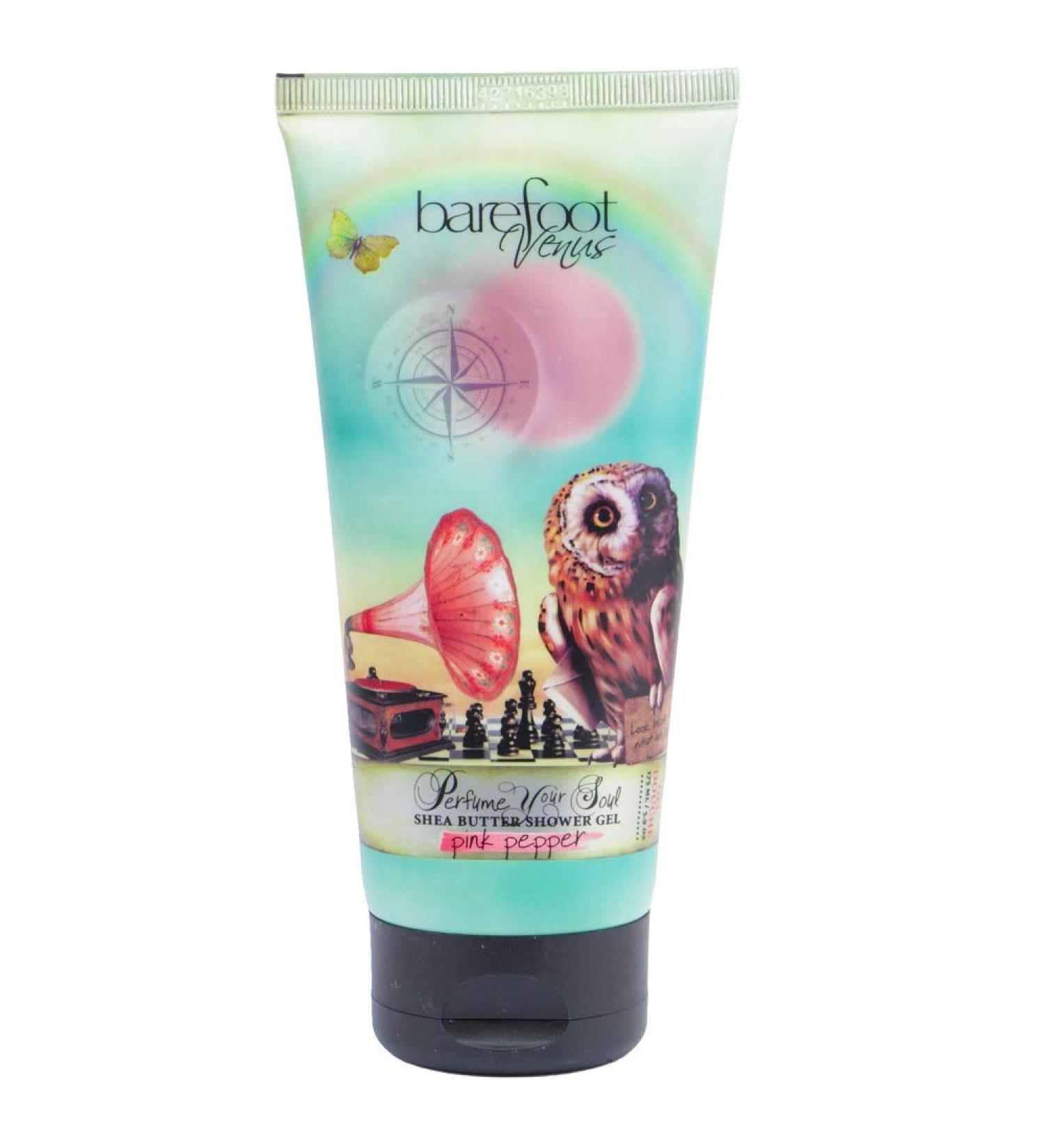 Barefoot Venus BODY Shower gel with Shea Butter 5.9 OZ (Pink Pepper)