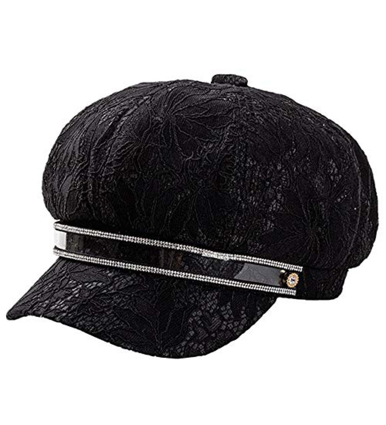 Danse Jupe Women's Black Newsboy Cap for Fall/Winter - Stylish and Functional Artist Hat - Buy Online on SooperMarket.com