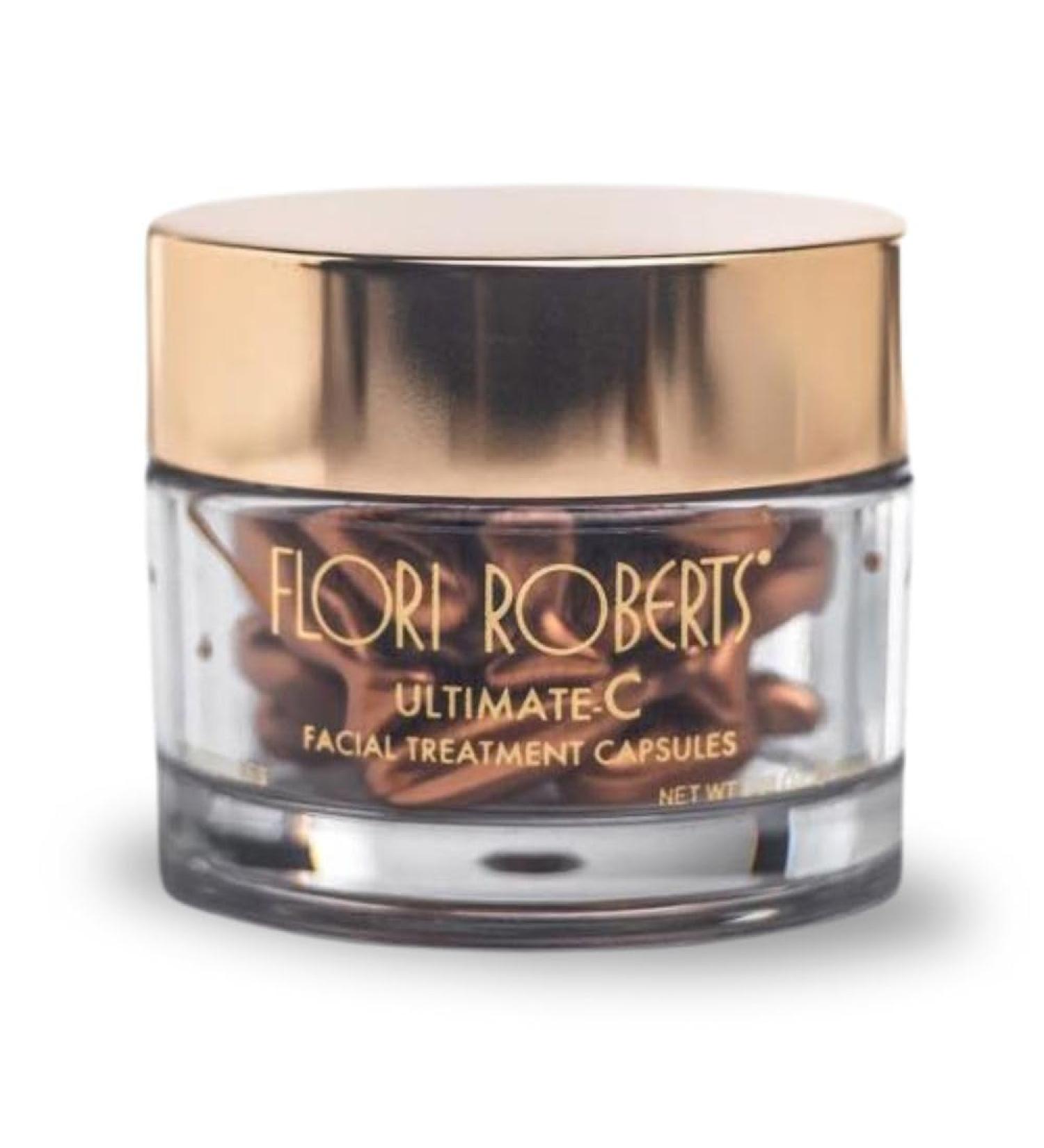Flori Roberts Ultimate-C Capsules: Daily Facial Serum with 12% Vitamin C | Smooth Fine Lines Reduce Dark Spots | 30 Capsules - Shop Internationally Now - Buy Online on SooperMarket.com