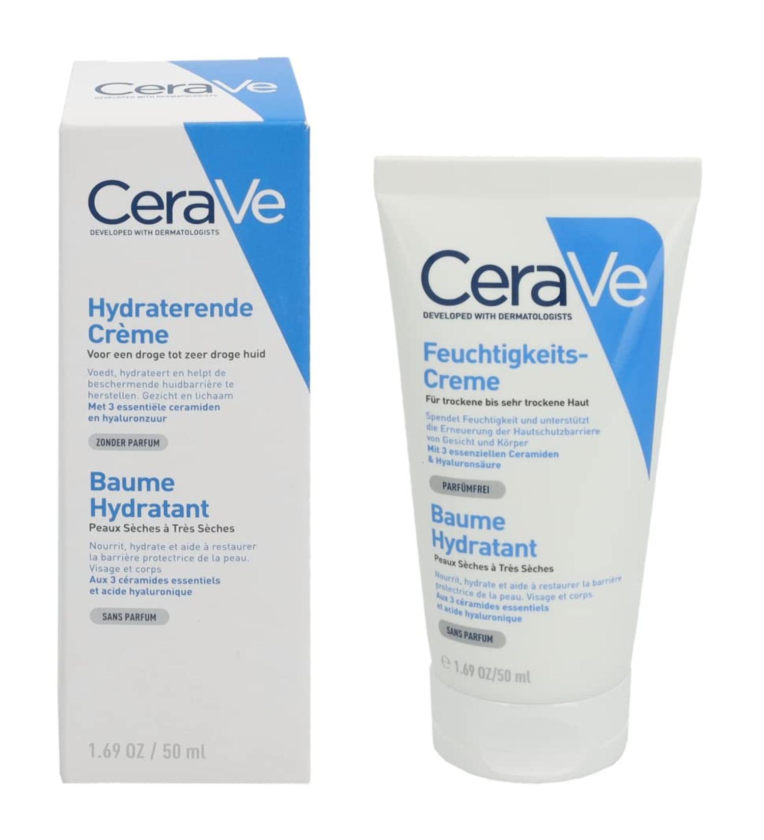 CeraVe Moisturising Cream 50ml Fragrance-Free - Pack of 1 - Buy Online on SooperMarket.com