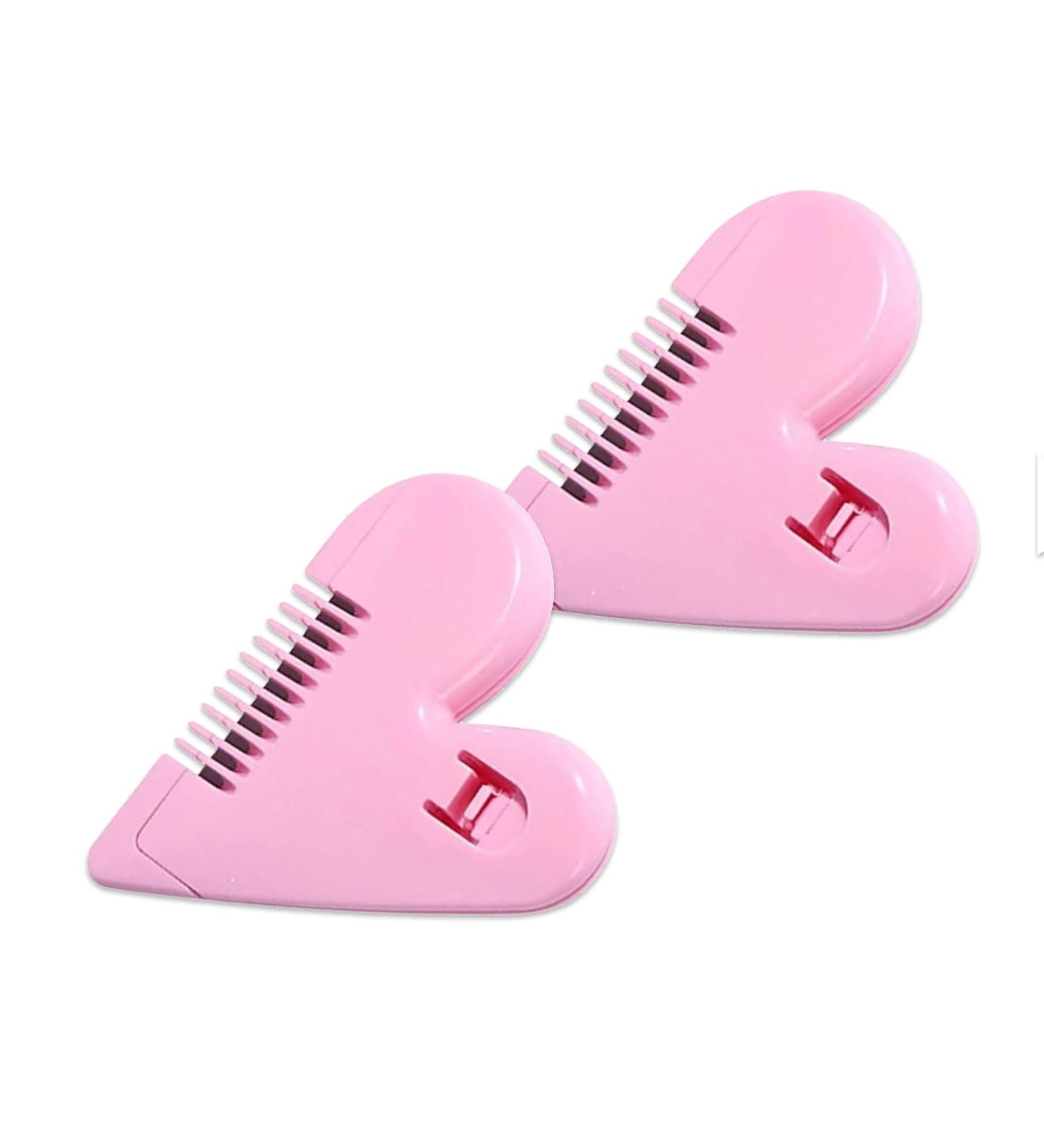 Smilco 2 Pcs Hair Razor Combs - Manual Wig Cutting Tool for Hair Trimming & Styling | Portable Bangs Trimmer for Women - Buy Online on SooperMarket.com
