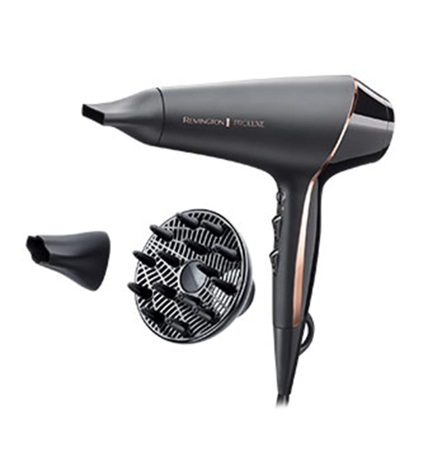 Remington Proluxe Ionic Hair Dryer 2400W Midnight Edition - Intelligent OPTIHeat Control with Styling Shot - Buy Online on SooperMarket.com