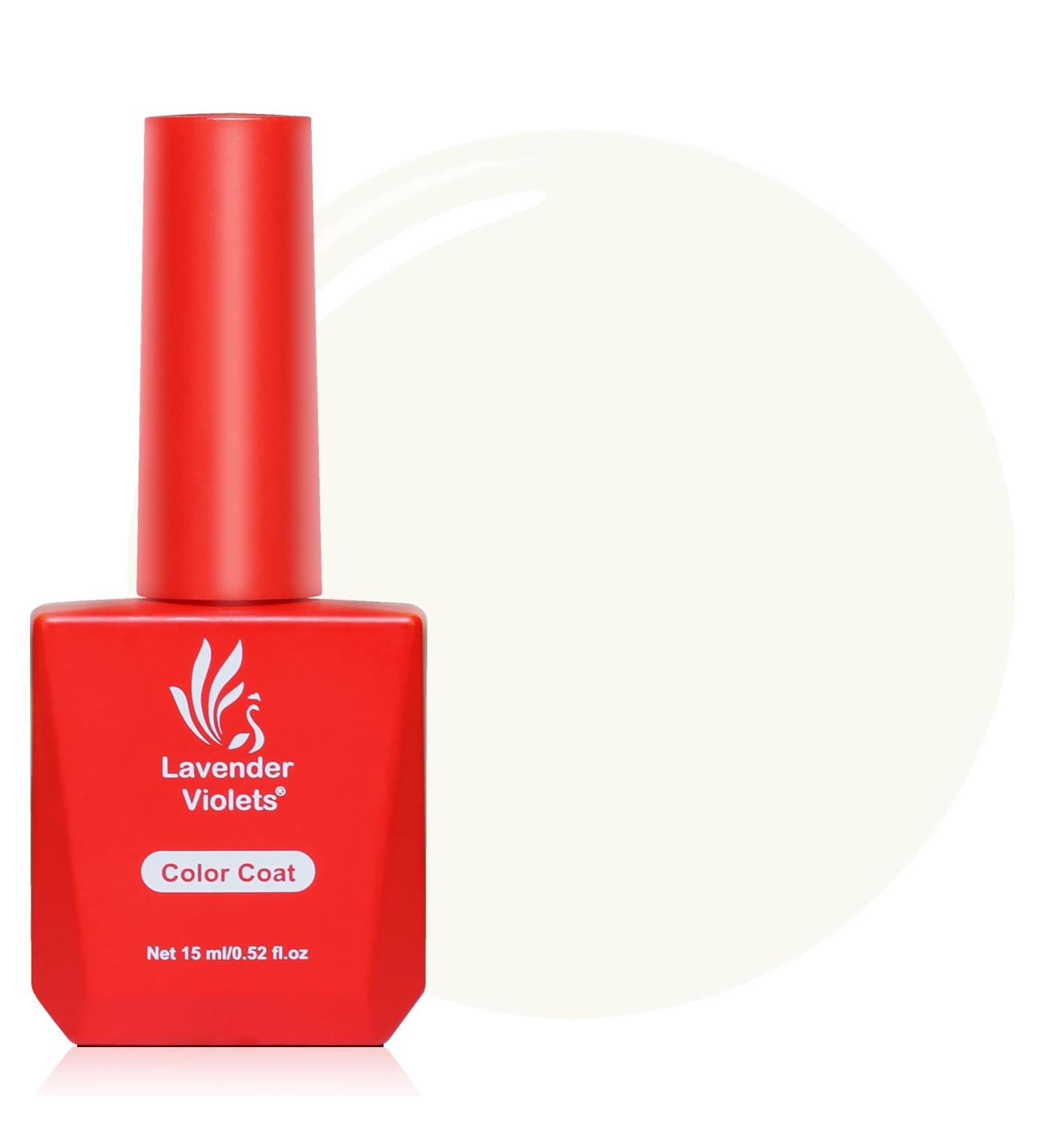 Lavender Violets 15ml Gel Nail Polish UV LED Soak Off Nail Lamp Curing Manicure Pedicure Larger Content Salon Quality White A058 - Buy Online on SooperMarket.com