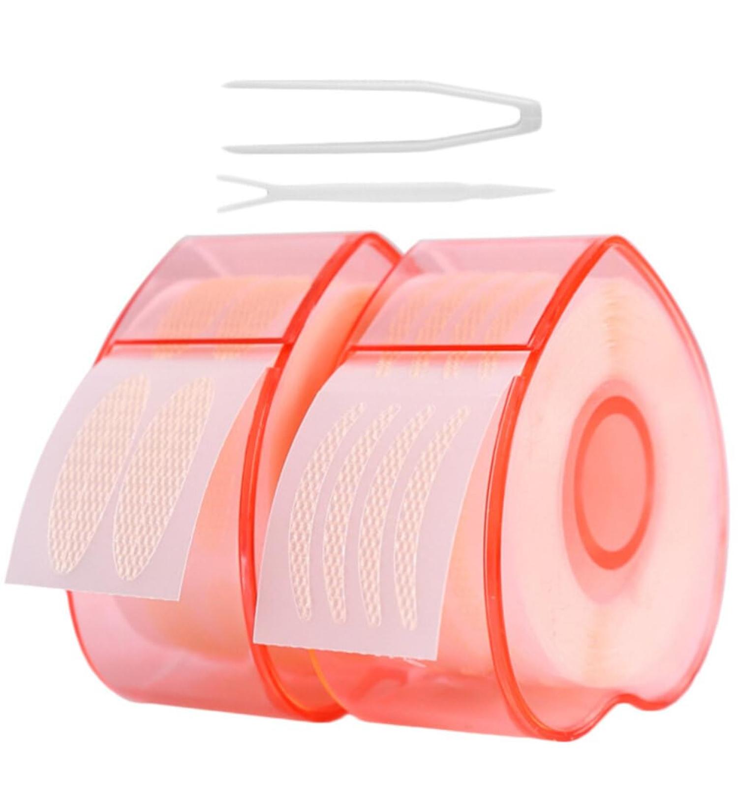 Beavorty Double Eyelid Sticker Strips - Instant Eye Lift for Hooded Eyes | Invisible K Tape | 2 Rolls of Professional Cosmetic Eyelid Tape - Buy Online on SooperMarket.com