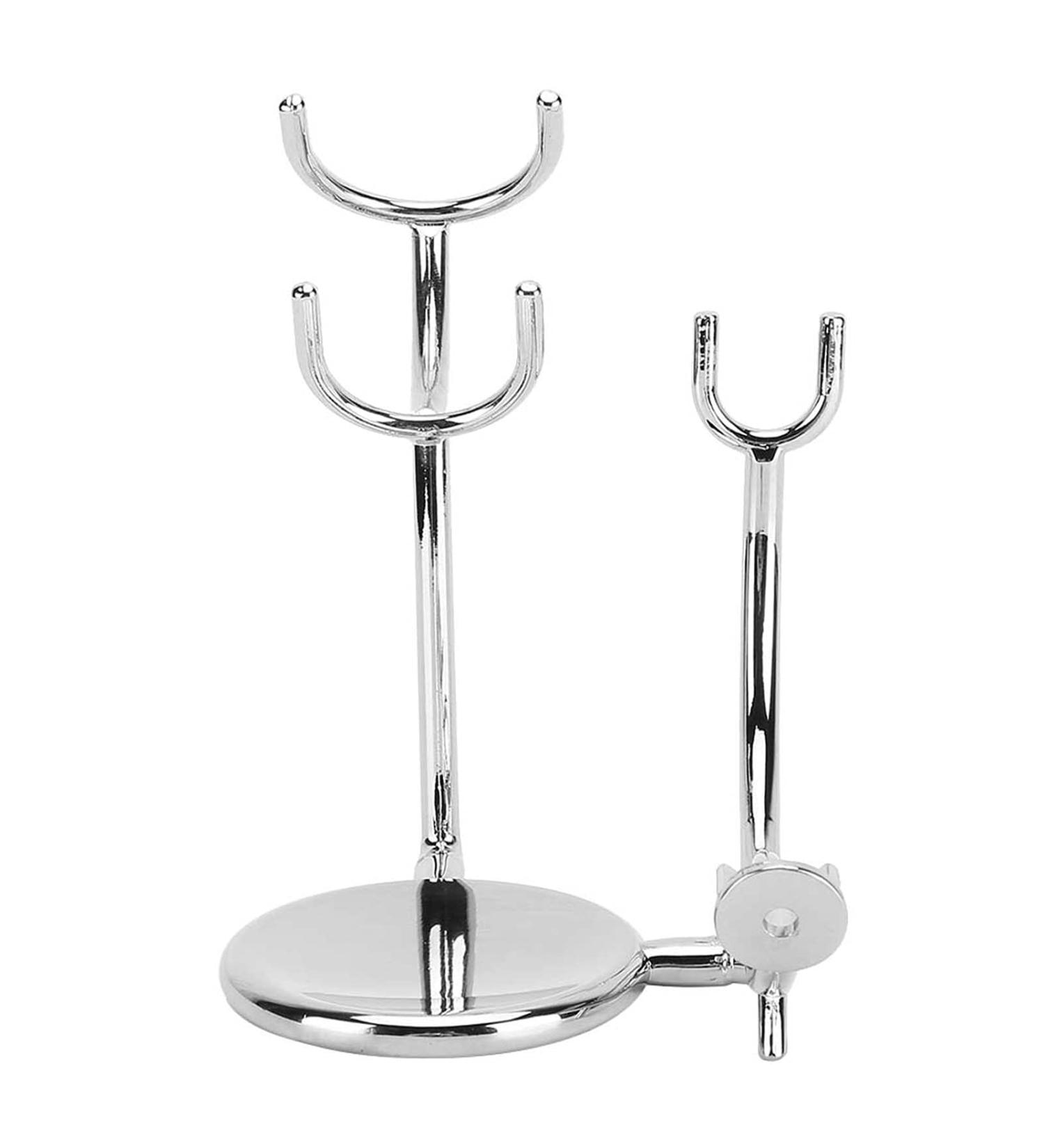 ZLXHDL Razor Stand - Premium Manual Shaving Brush & Soap Dish Holder - Durable Electroplated Metal for Perfect Grooming - Buy Online on SooperMarket.com