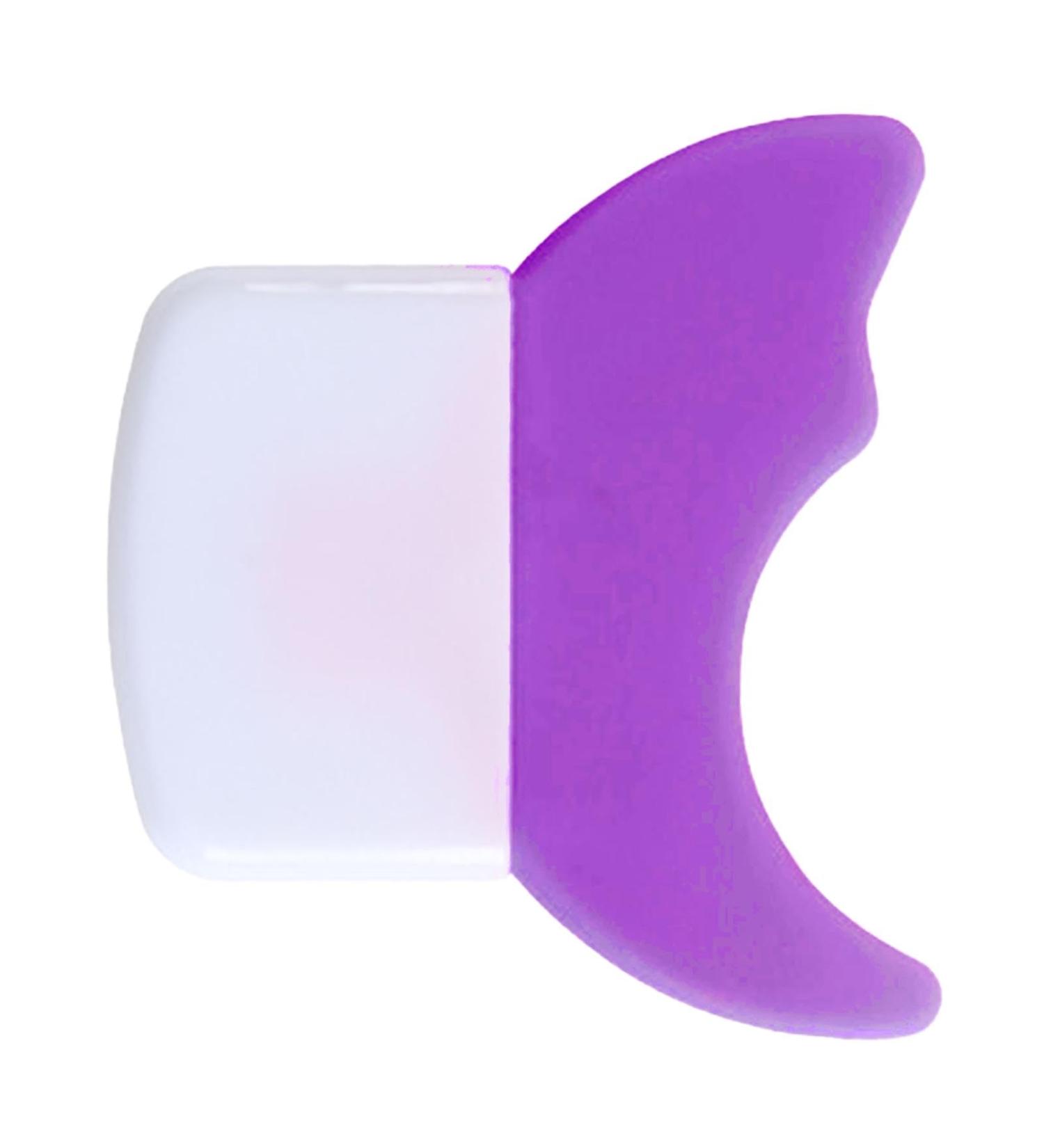 Mascara Eyelash Deflector Eyelash Applicator Prevent Smudge Double Arc Silicone For All Face Shapes (Purple) - Buy Online on SooperMarket.com