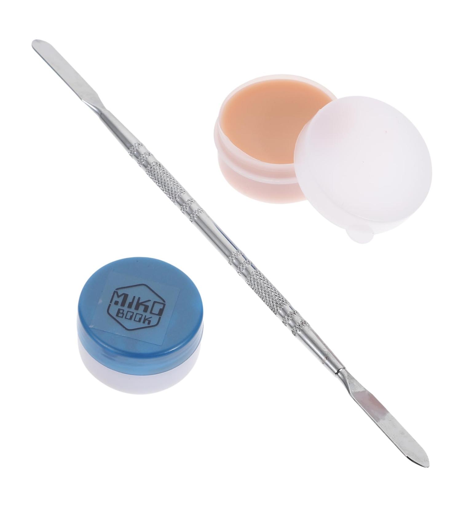 Halloween Scar Cream & Special Effects Makeup Set | Spatula Scab & Blood Modeling Wax | Perfect for Pro/Amateur Use - Buy Online on SooperMarket.com