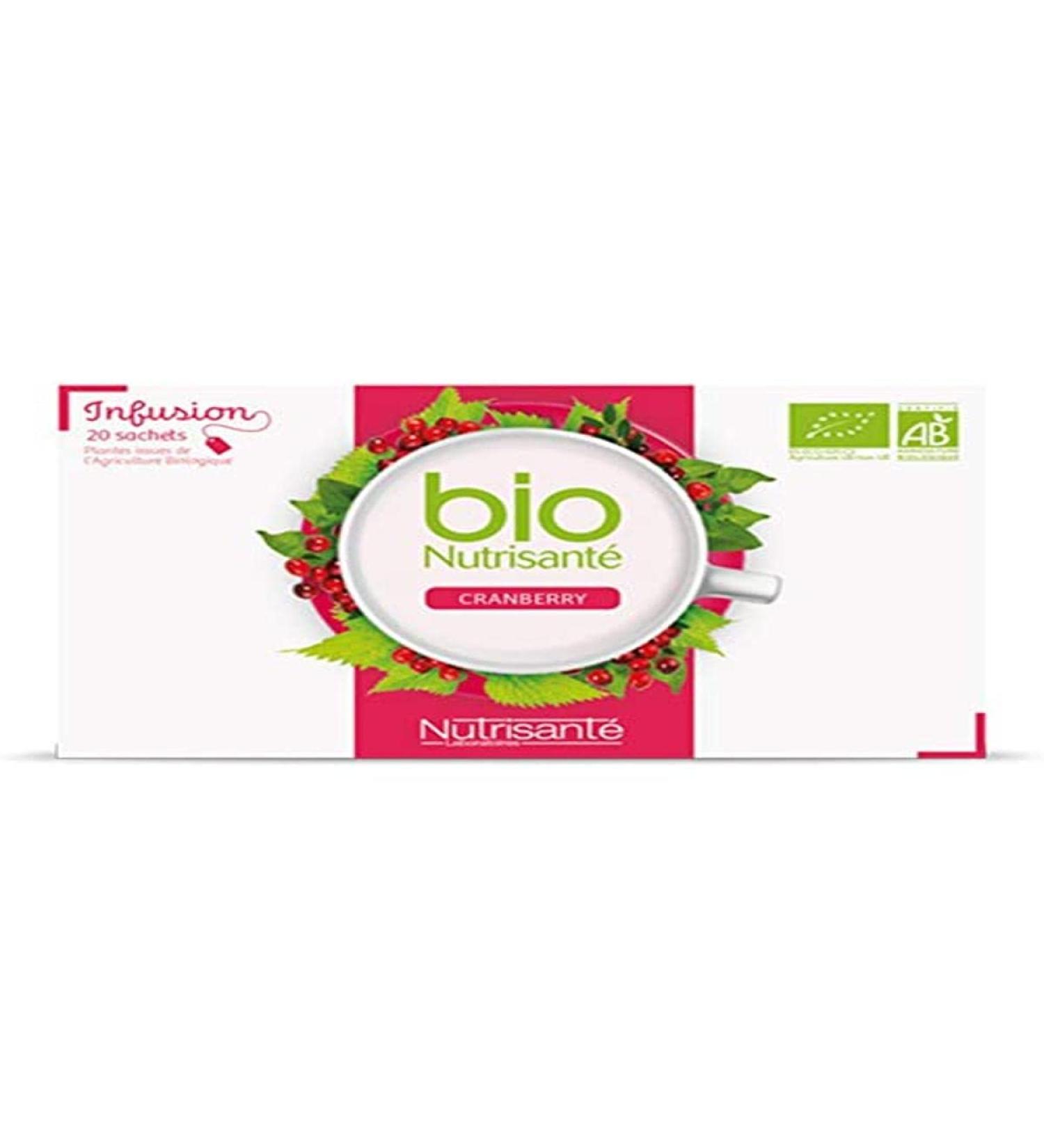 Nutrisant Organic Infusion Cranberry 20 Sachets