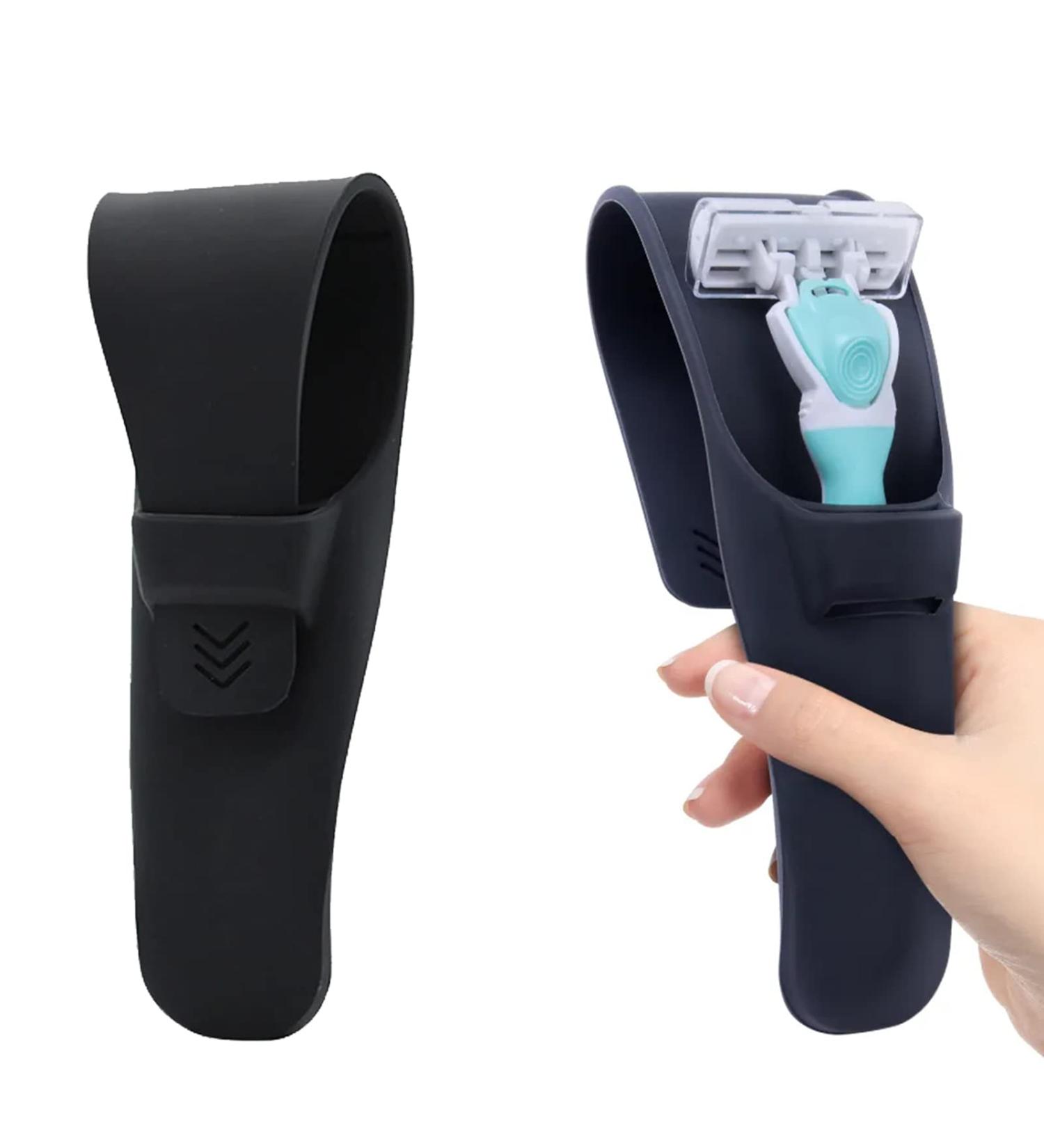 Travel Case for Razors | Silicone Protective Cover | Portable Black Razor Case - Buy Online on SooperMarket.com