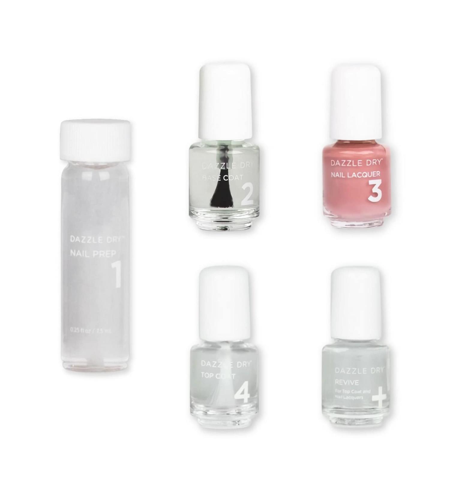 Dazzle Dry Mini Kit - Less is Mauve 4 Step System (5 Piece Kit) - Buy Online on SooperMarket.com