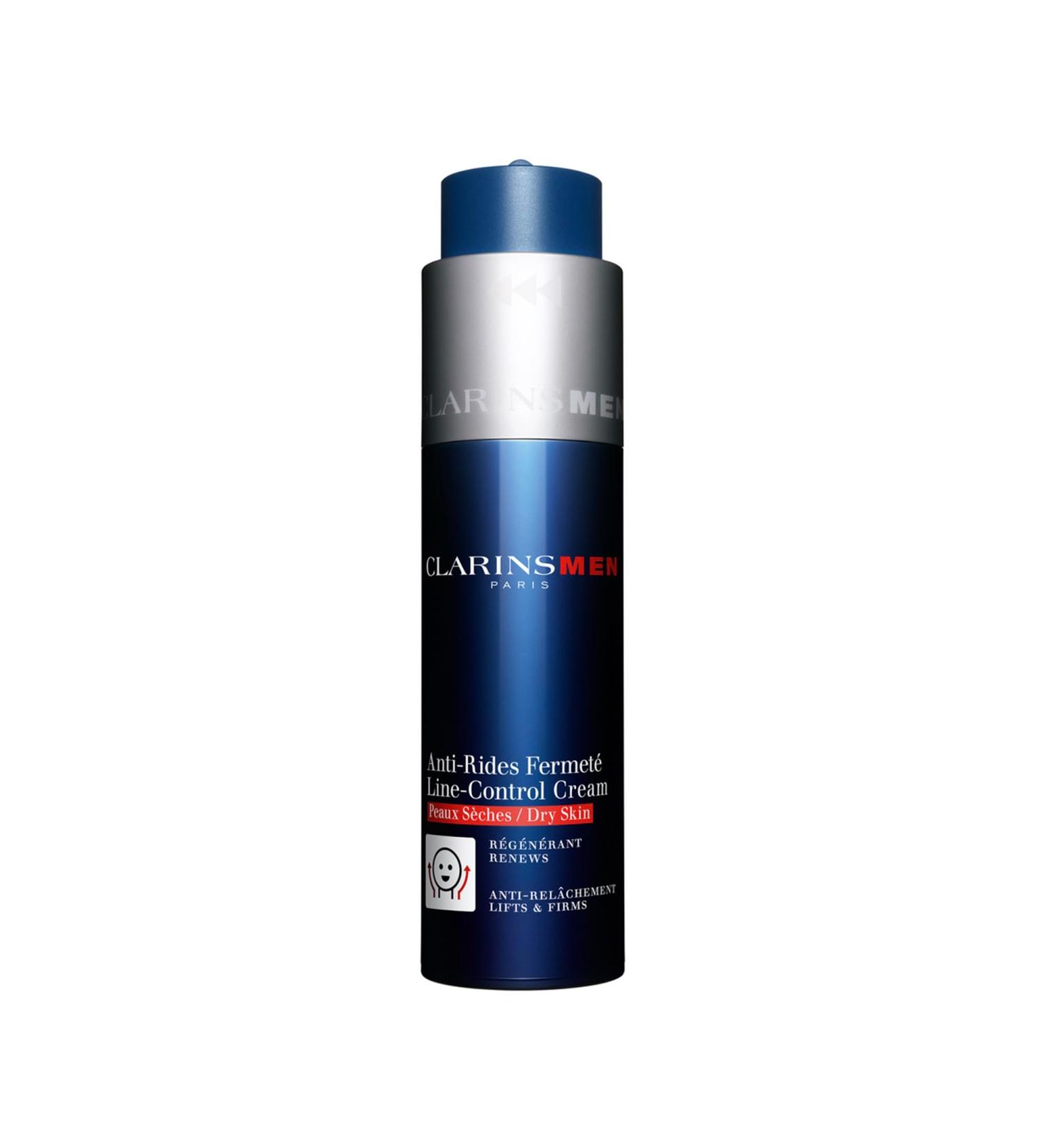 CLARINS MEN Line-Control Cream - Anti-Aging Moisturizer for Men | Firm & Tighten Sagging Skin | Smooth Deep Lines & Wrinkles | Ideal for Dry Skin | International Shipping - Buy Online on SooperMarket.com
