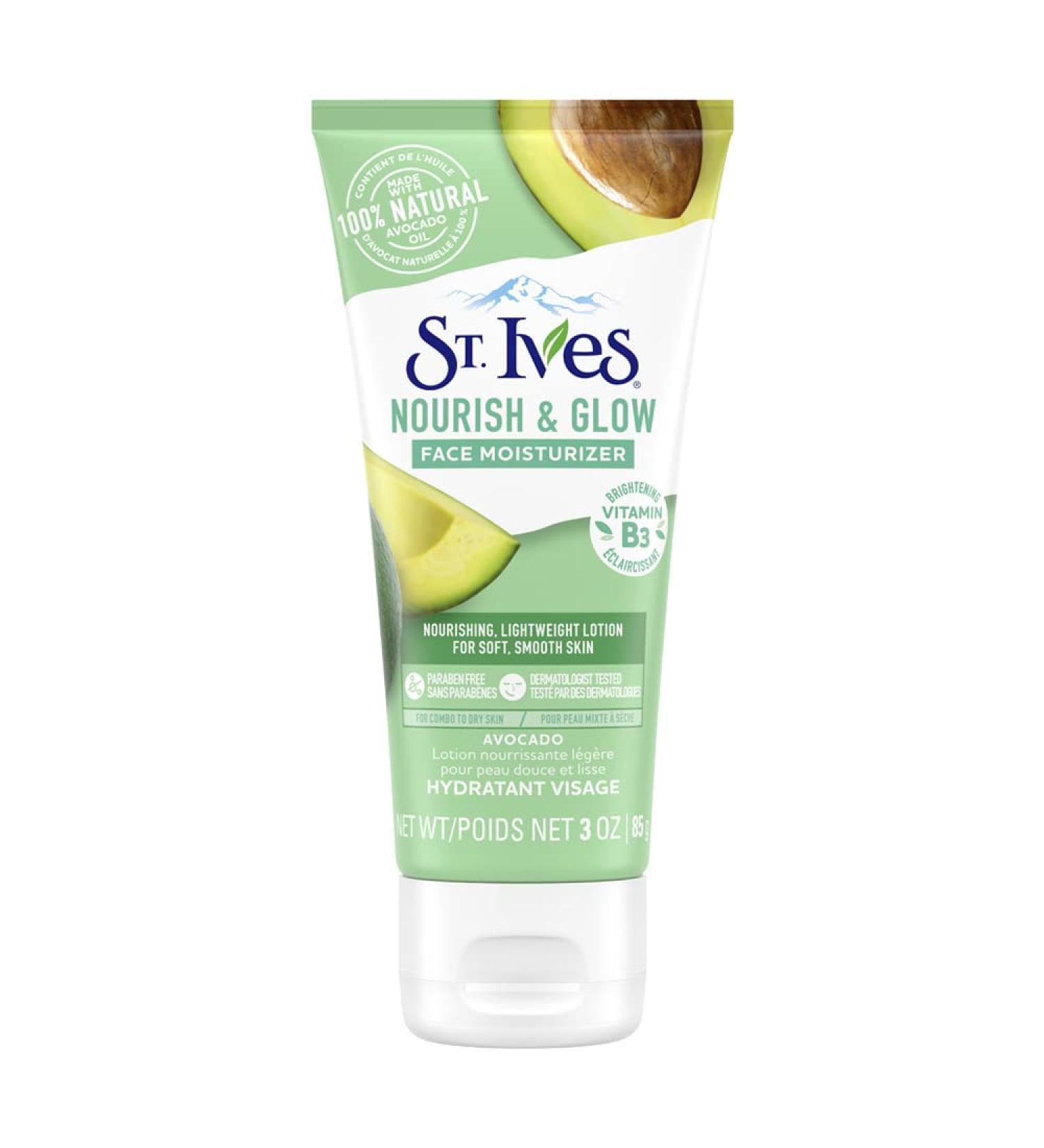 St. Ives Nourish & Glow Avocado Face Moisturizer 3 oz - Hydrating Facial Cream - Buy Online on SooperMarket.com
