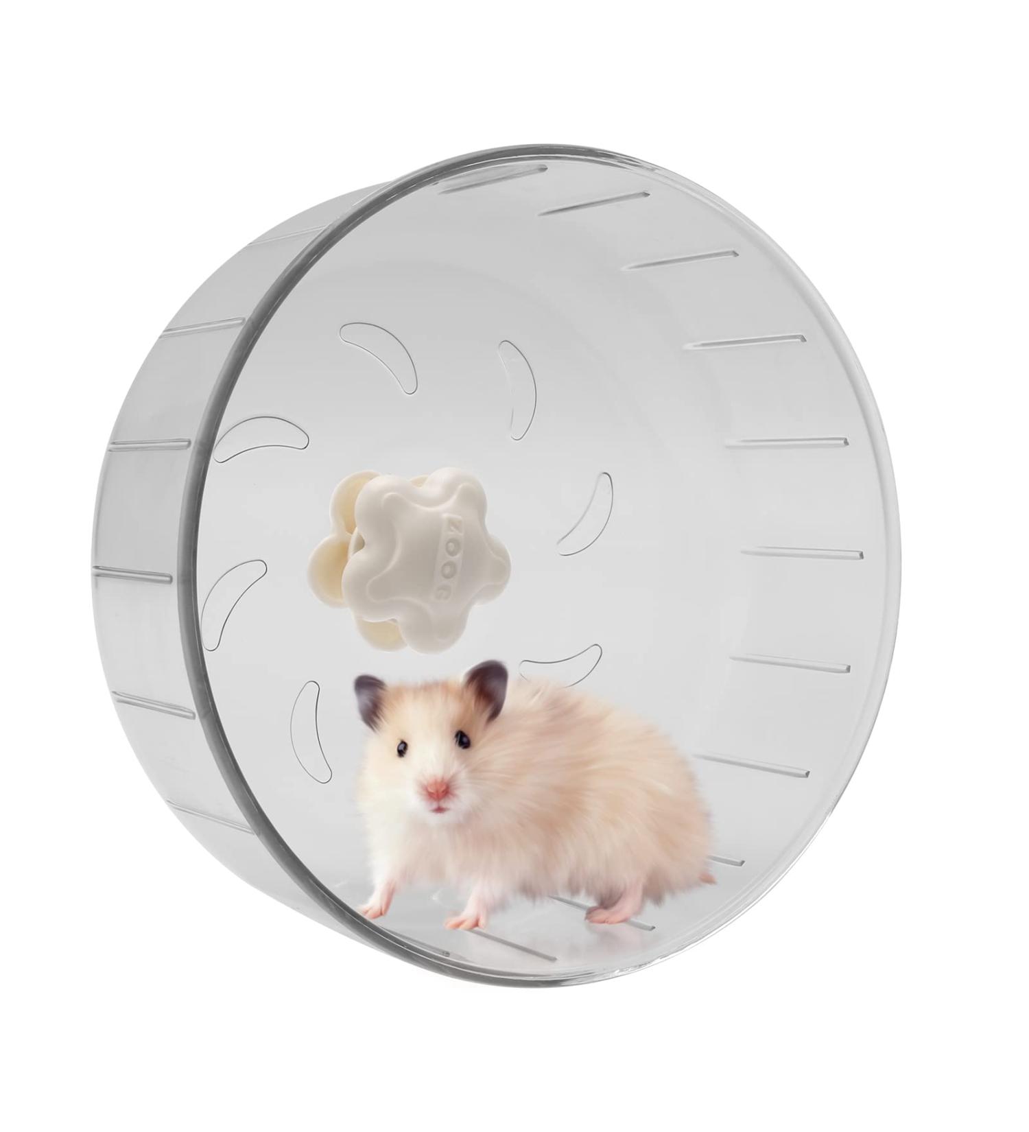 iFCOW 17CM Silent Hamster Running Wheel - Exercise & Toy for Gerbils, Mice, Small Animals - Buy Online on SooperMarket.com