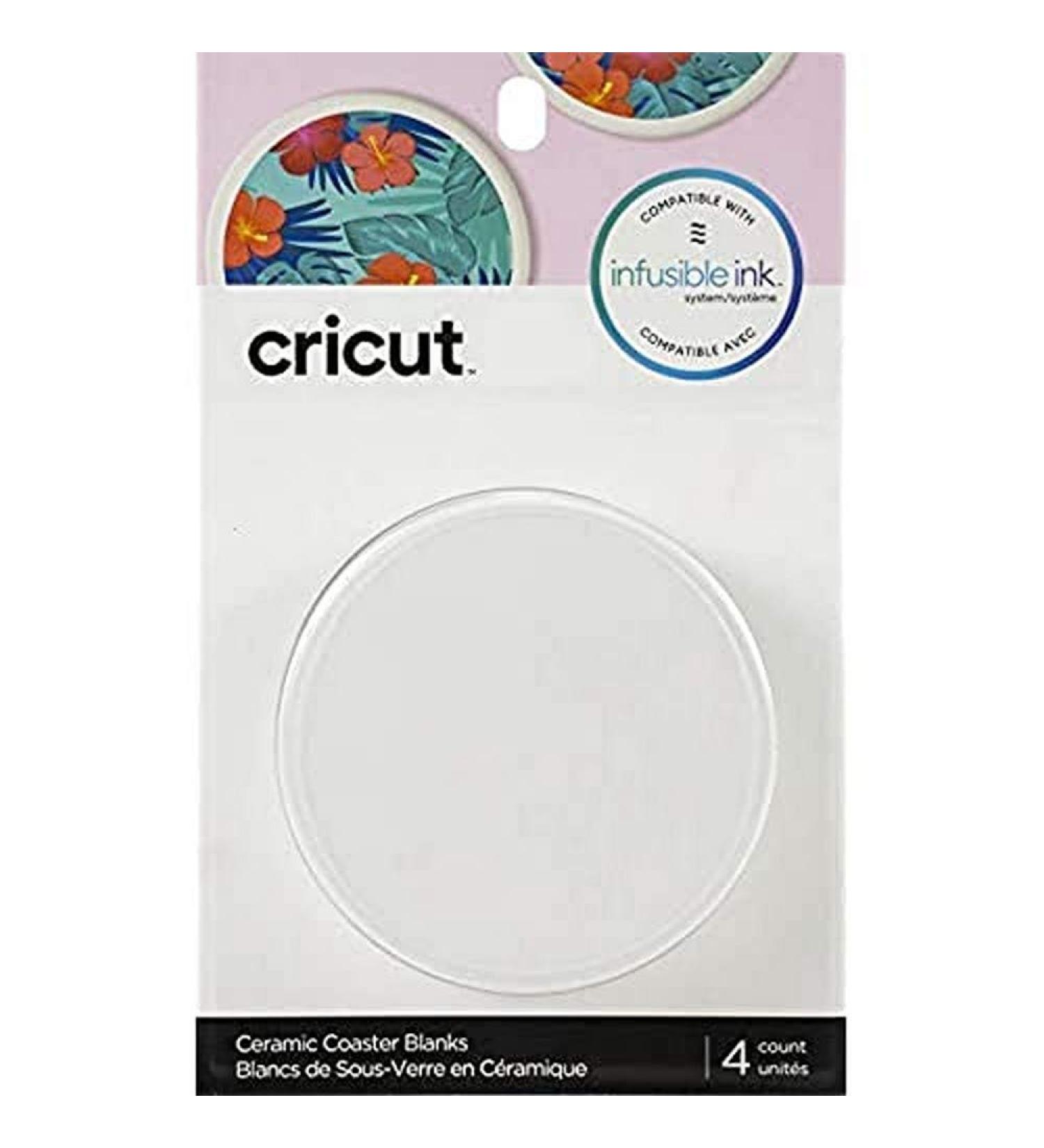 Cricut Coaster Blanks - Ceramic Infusible Ink - White Circle - Buy Online on SooperMarket.com