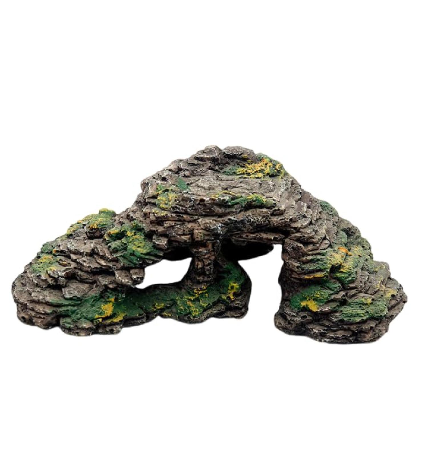 Buy Ctpeng Aquarium Cave Decoration for Betta & Cichlids - Slate Scape Ornament (23cm x 10.5cm x 7.2cm) | International Shipping Available - Buy Online on SooperMarket.com