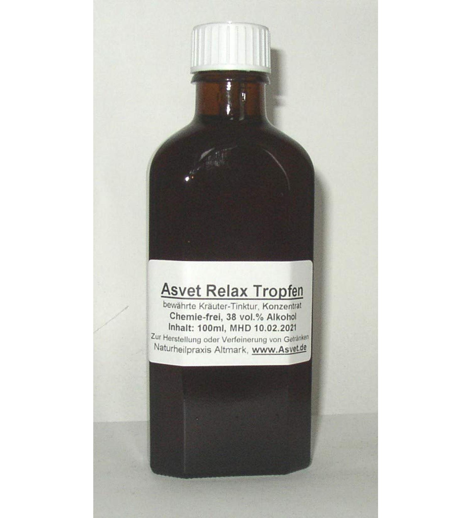 100ml Relax Drops Aphrodisiac preparation without chemicals handmade 100% vegan and natural!