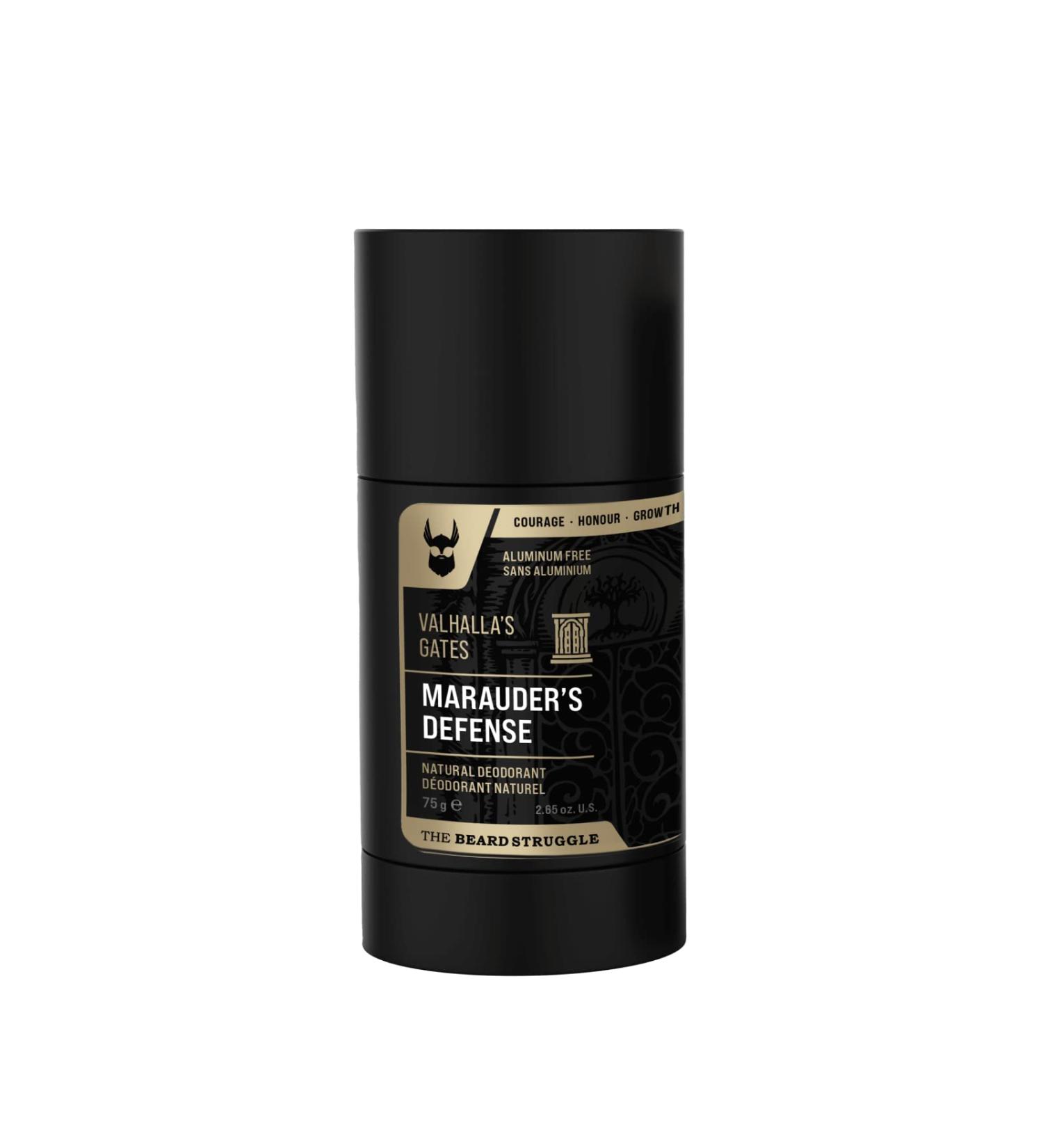 The Beard Struggle Marauder's Defense Natural Deodorant - Charcoal Infused - Aluminum Free - 2.65 oz - Buy Online on SooperMarket.com