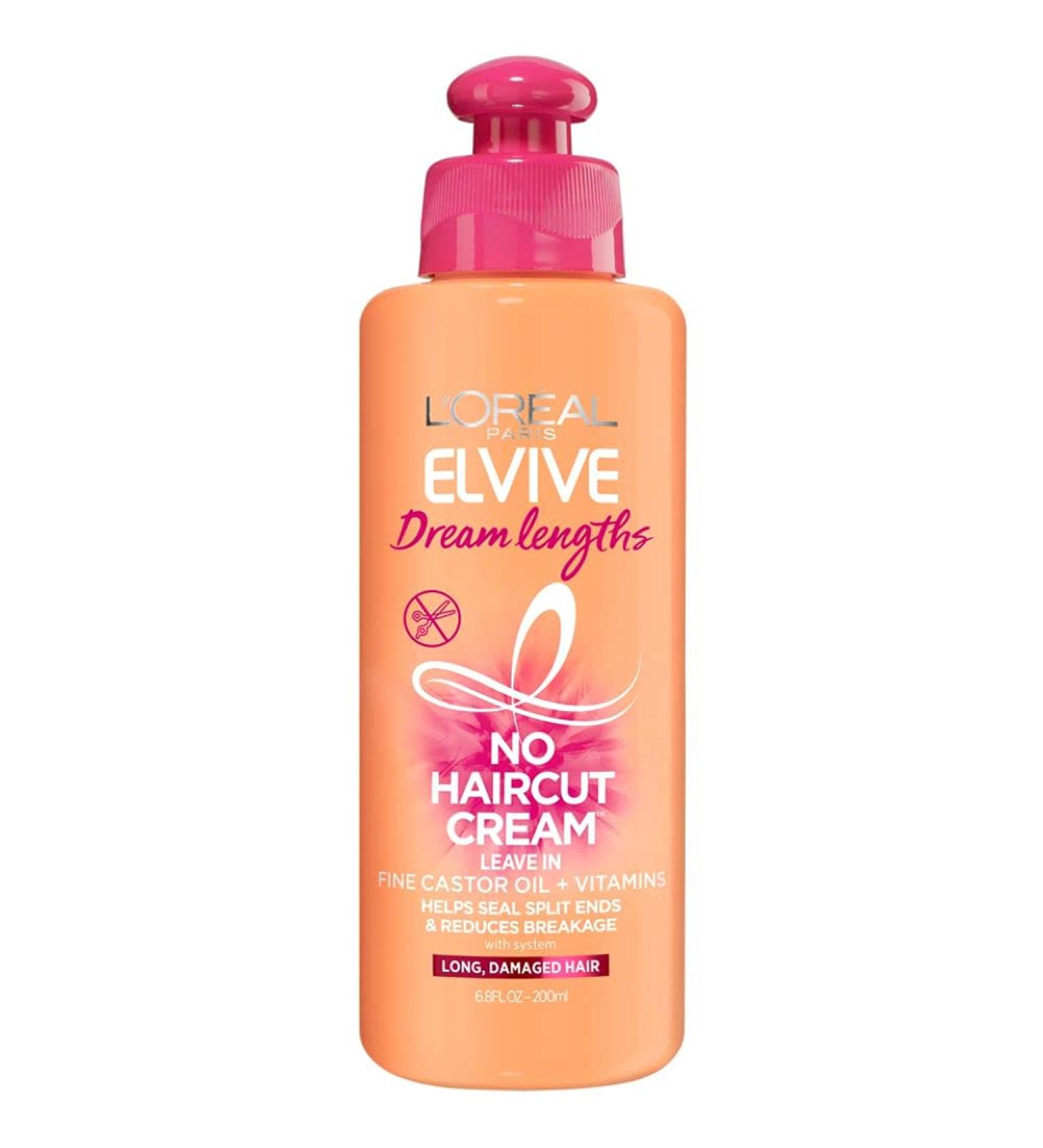 LÃ¢â¬â¢OREAL Elvive Dream Lengths Leave-In Conditioner 6.8oz - No Haircut Cream for Damaged Hair - Buy Online on SooperMarket.com