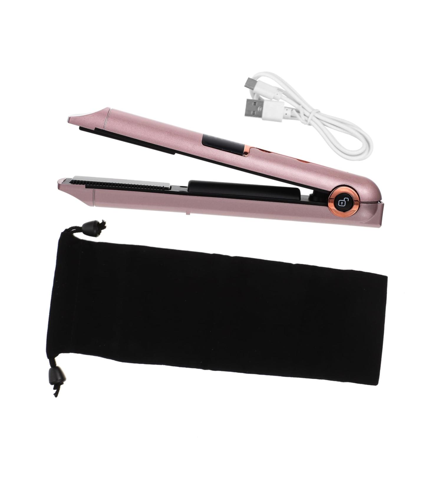 Baluue Curling Iron Hair Styling Irons Mini Hair Curling Wand Mini Curler Curling Wand for Hair Styling Abs 21X4X3.5CM Golden - Buy Online on SooperMarket.com
