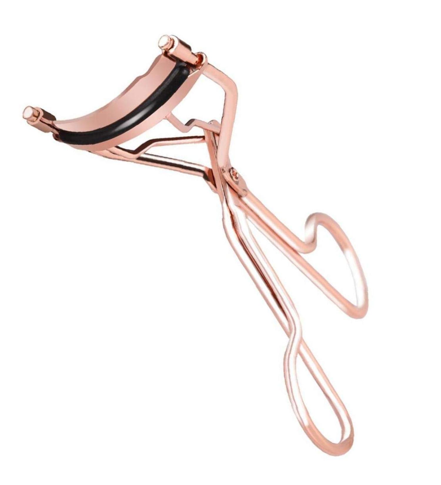 1PC Eyelash Curler with Silicone Rubber Pads Professional Stainless Steel Eye Lash Curl Tool Eyelash Applicator for Easy Lash Makeup (Rose Gold) Gift for Girlfriend &Mom - Buy Online on SooperMarket.com