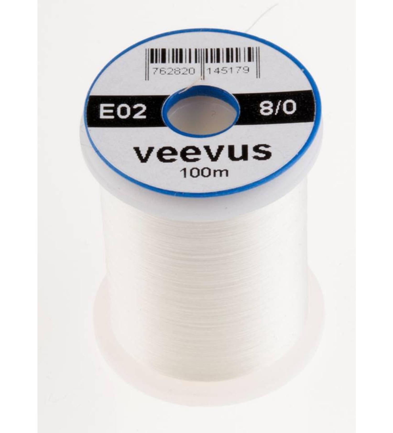 Hareline 6/0 Veevus Fly Tying Thread - Assorted Colors White 16/0