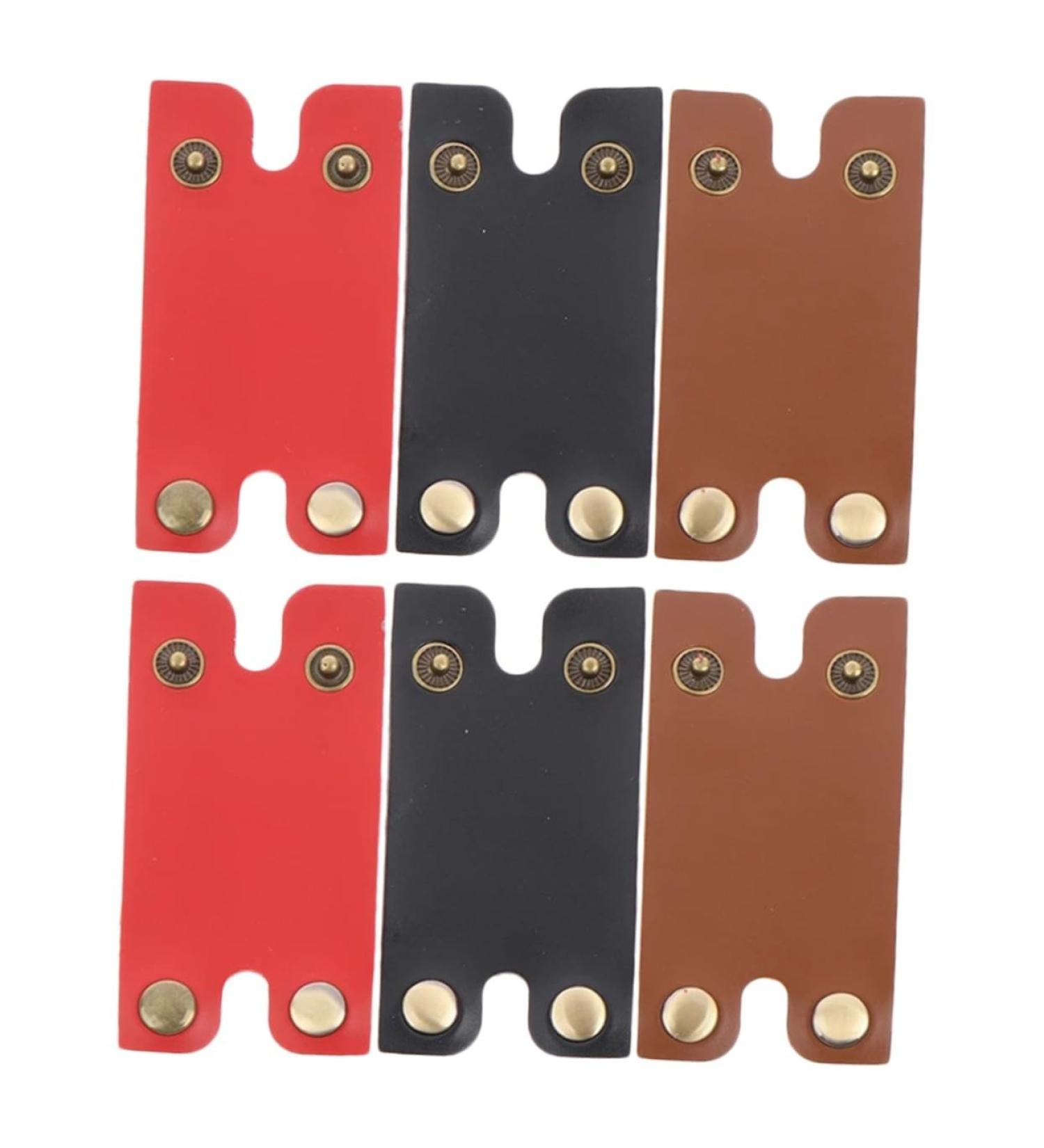 Angoily 6-Pack Razor Parts & Leather Storage Case for Old-Fashioned Shaving | International Shipping - Buy Online on SooperMarket.com