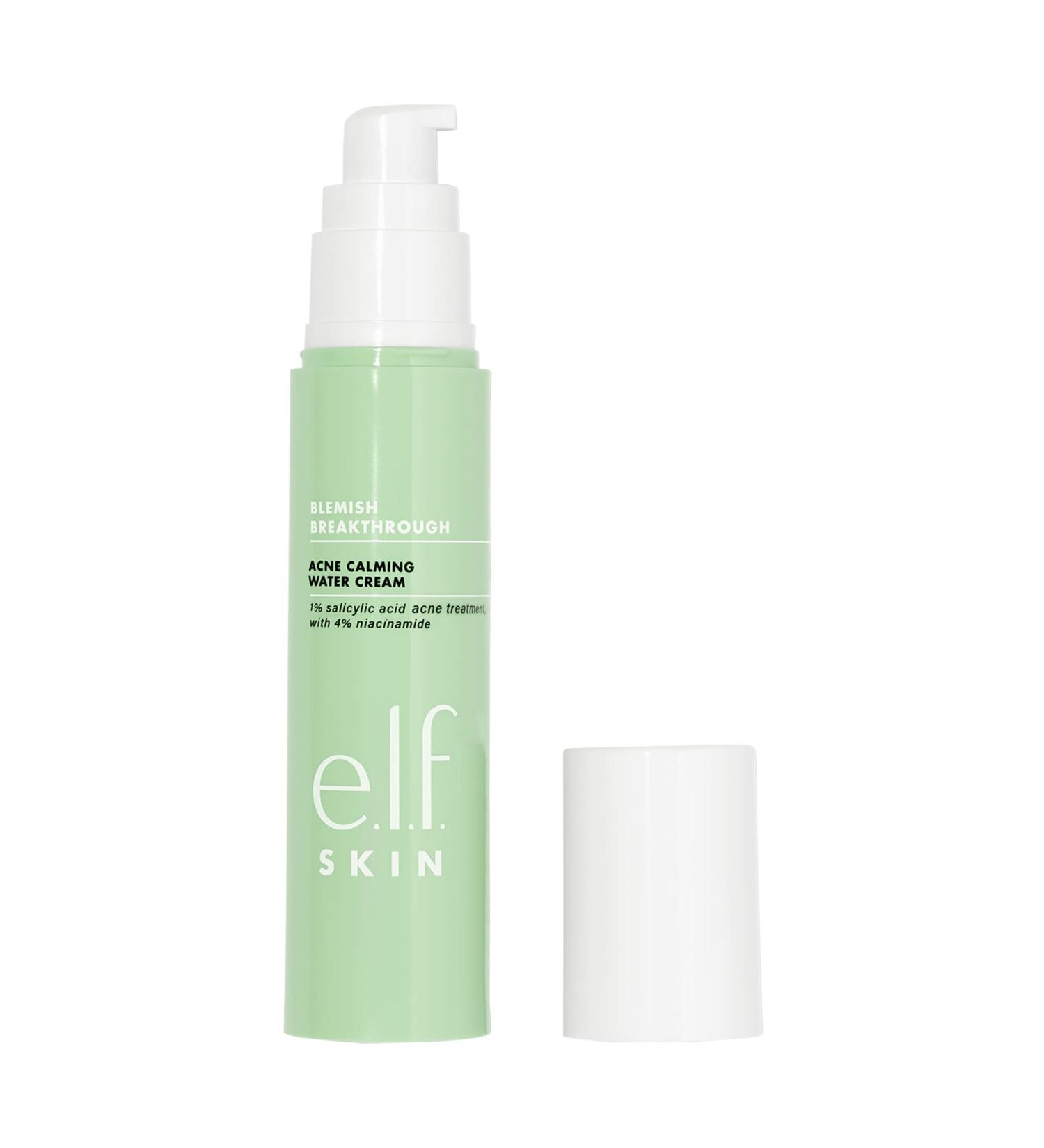e.l.f. Acne Calming Water Cream with Niacinamide | Lightweight Moisturizer | Vegan & Cruelty-Free - Buy Online on SooperMarket.com
