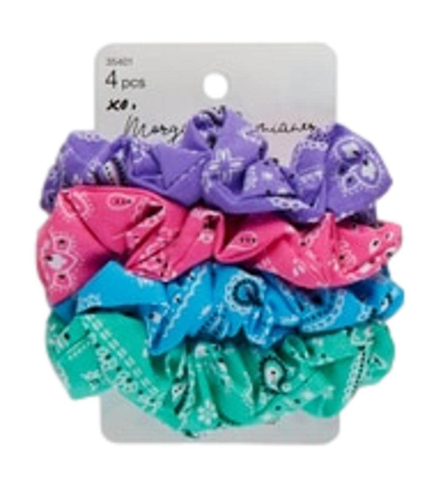 Morgan Simianer Xo Scunci Scrunchies (Bandana Print 4 Count)