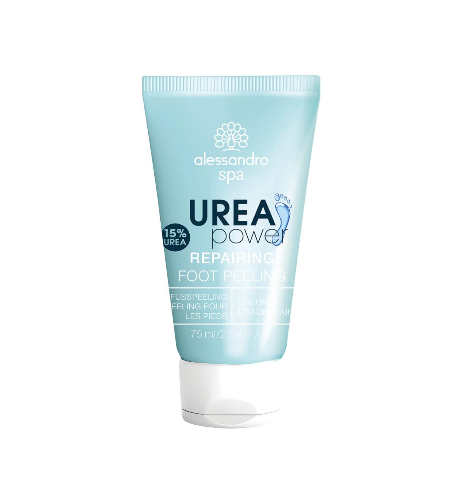 alessandro SPA Repairing Foot Peeling Enzyme peeling with 15% UREA & BROMELAIN - Gentle enzyme foot peeling for callused skin