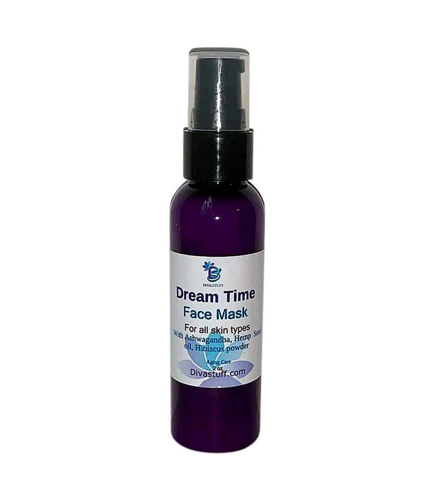 Dream Time Sleep Mask - Overnight Hydrating Mask with Lavender Ashwagandha Hibiscus & Vitamin C | All Skin Types | Diva Stuff - Buy Online on SooperMarket.com