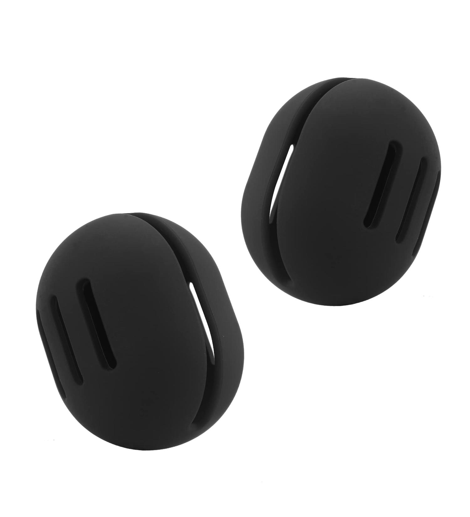 FERYES 2 PCS Makeup Sponge Holder - Silicone Beauty Blender Case for Travel | Black Makeup Sponge Holder Set - Buy Online on SooperMarket.com