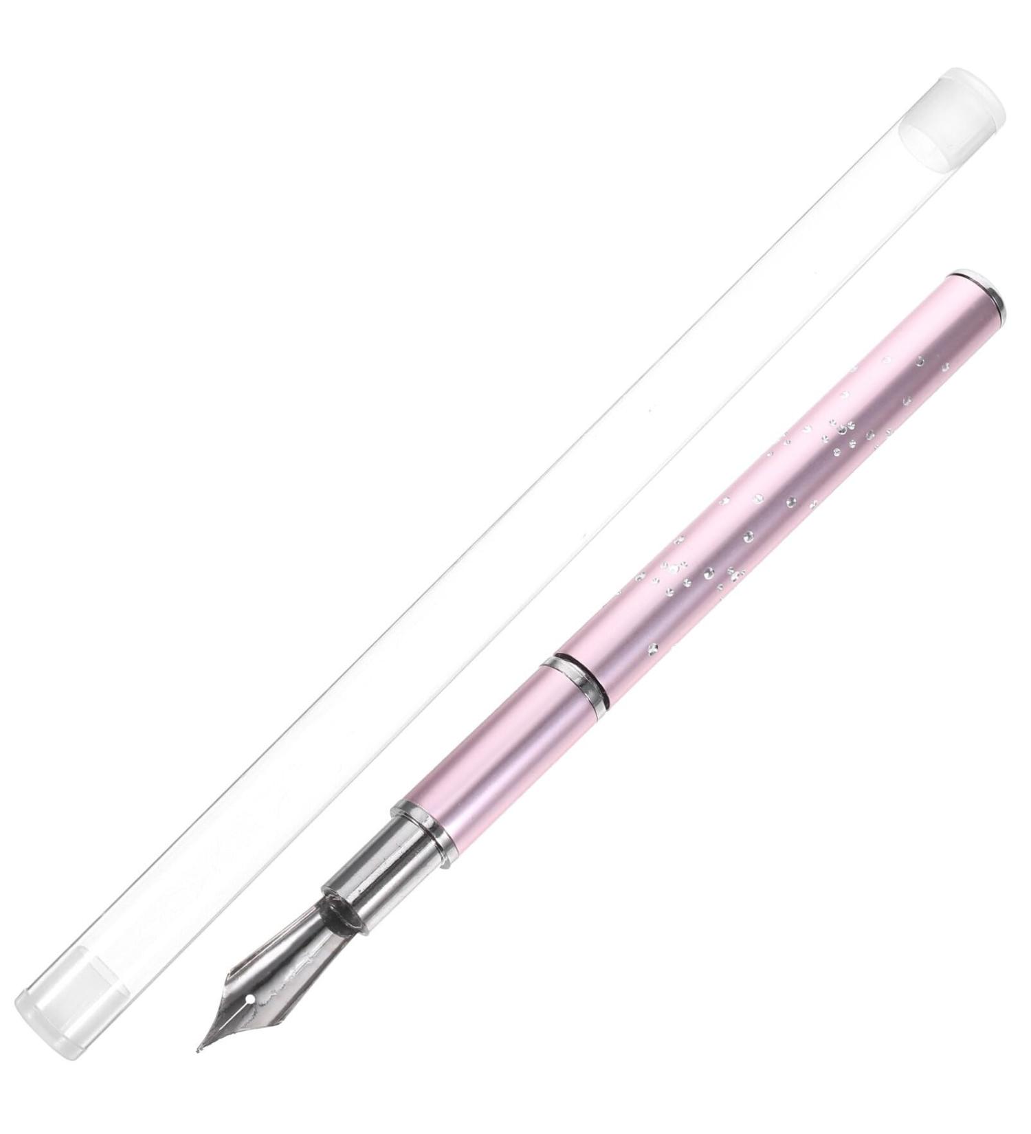 minkissy 1 Set Nail Art Fountain Pen Brush with Replacement Beads Manicures Painting Pens Manicure Supplies Nail Art Tool (pink) - Buy Online on SooperMarket.com