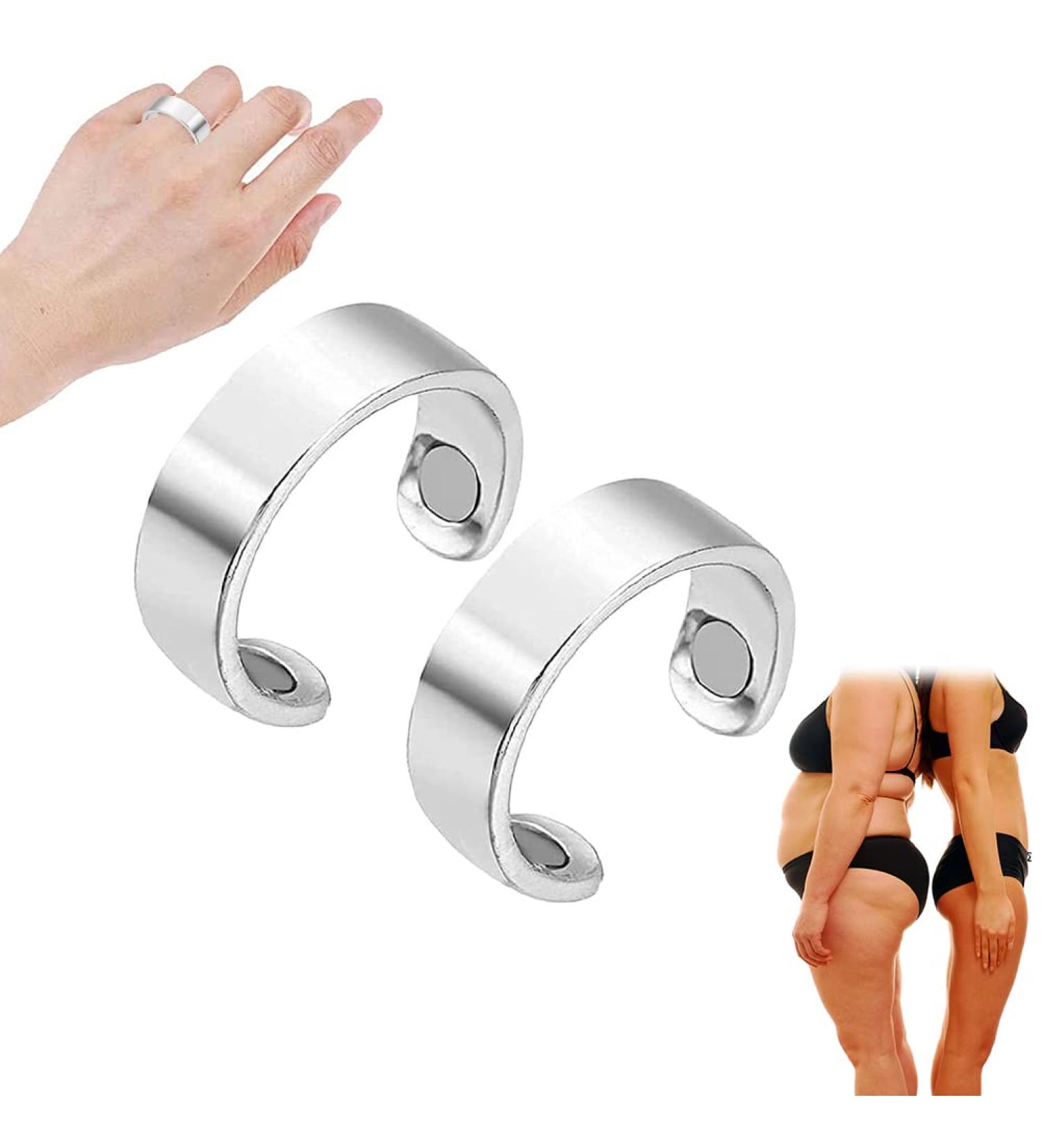 Elegant Magnetic Lymph Drainage Rings for Women | Weight Loss & Wellness | International Shipping - Buy Online on SooperMarket.com
