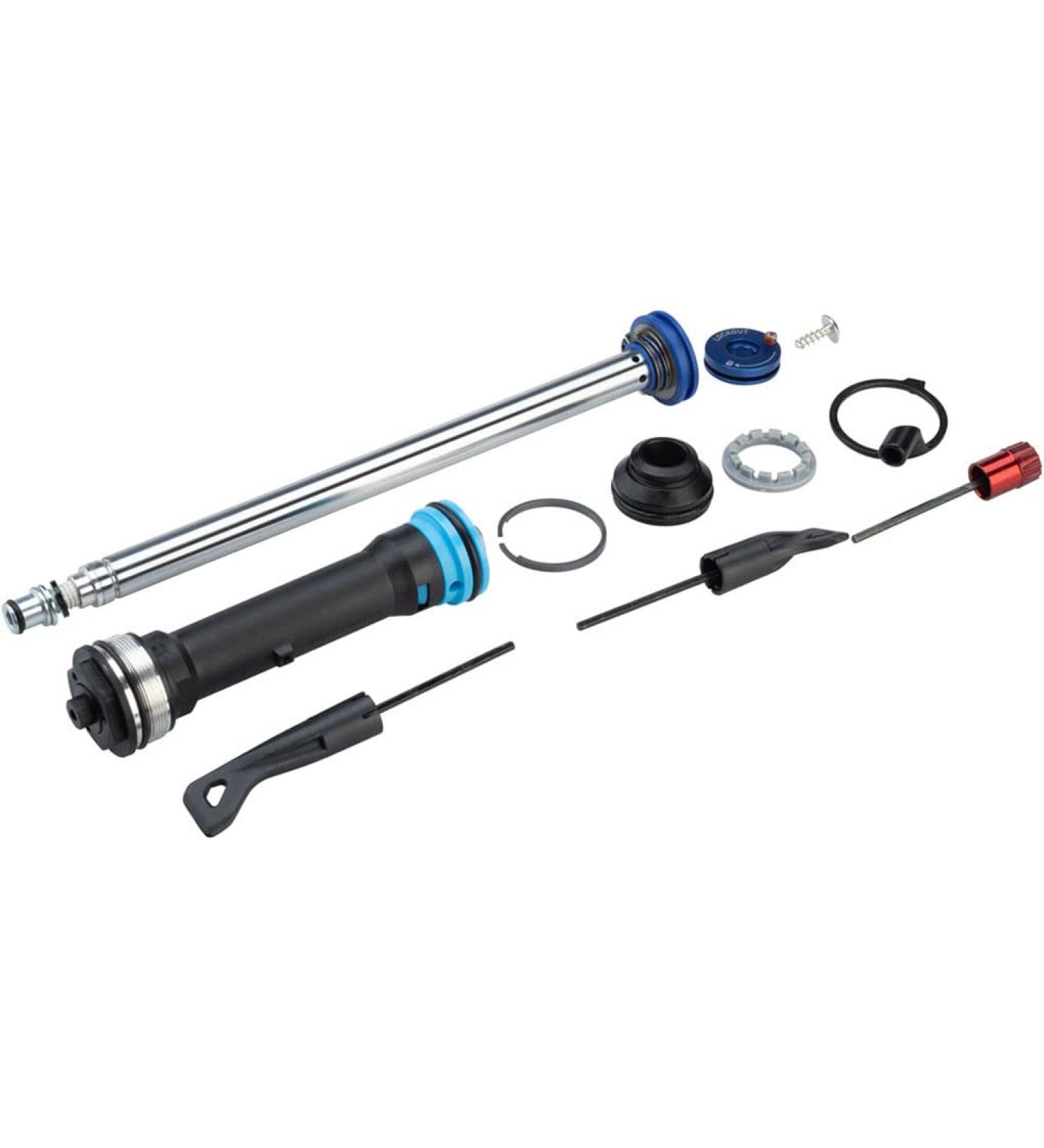 RockShox Damper Internals Right Turnkey Sektor Silver/XC32 TK 80-120 mm Remote 17 mm Cable Pull (PopLoc/Original PushLoc Only) A1-A3, 11.4018.009.039
