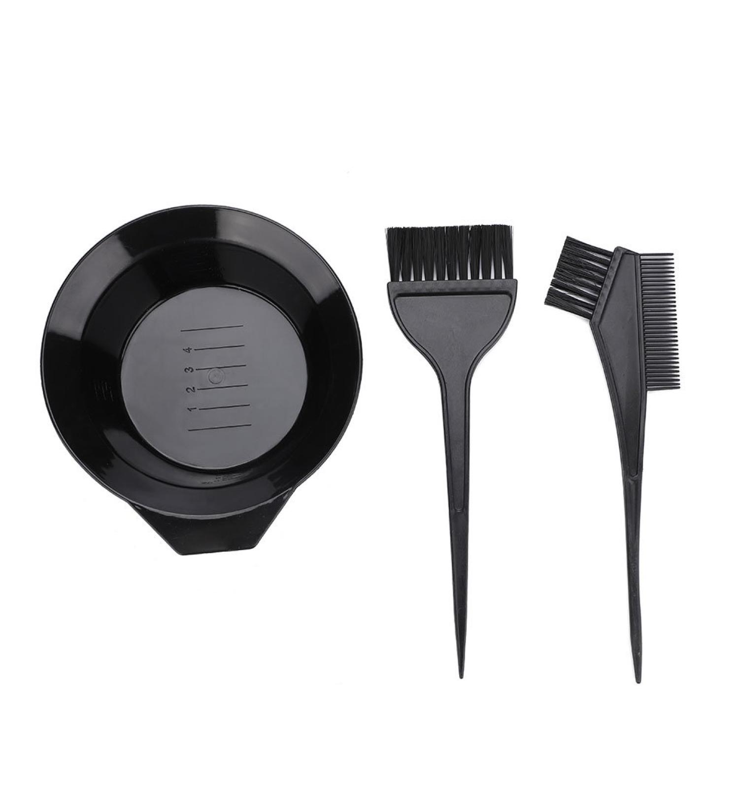 3pcs Professional Hair Coloring Brush & Bowl Set | Salon Quality Dyeing & Perming Tools - International Shipping Available - Buy Online on SooperMarket.com