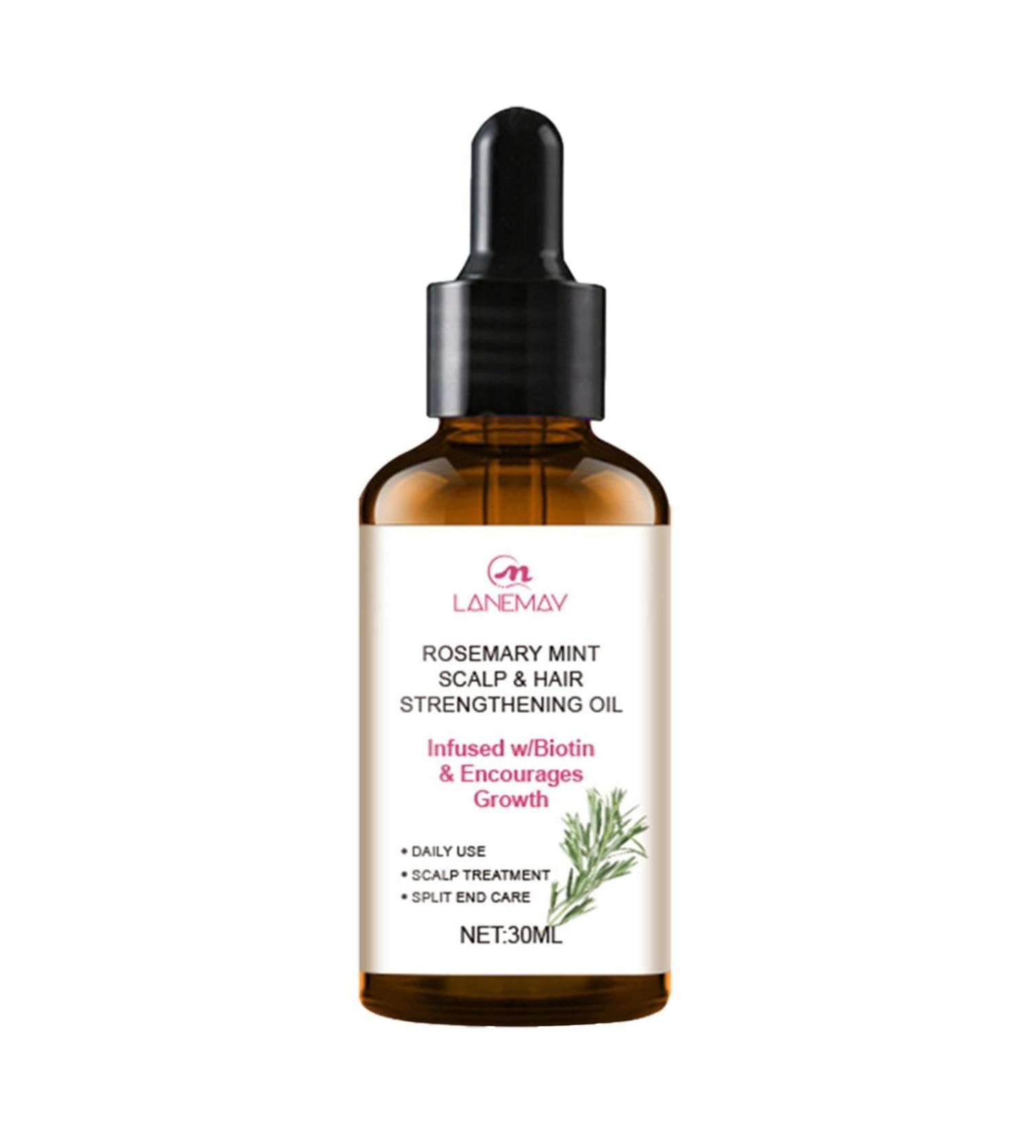 Pure Rosemary Oil for Hair Growth - 30ml Essential Oil Against Hair Loss | Premium Quality Bio-Rosmarin Oil - Buy Online on SooperMarket.com