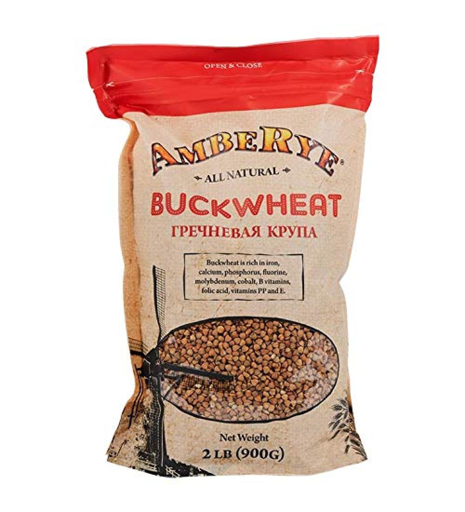 AmbeRye Whole Grain Buckwheat 900g/2lb - Pack of 2 | High-Quality Organic Buckwheat - Buy Online on SooperMarket.com