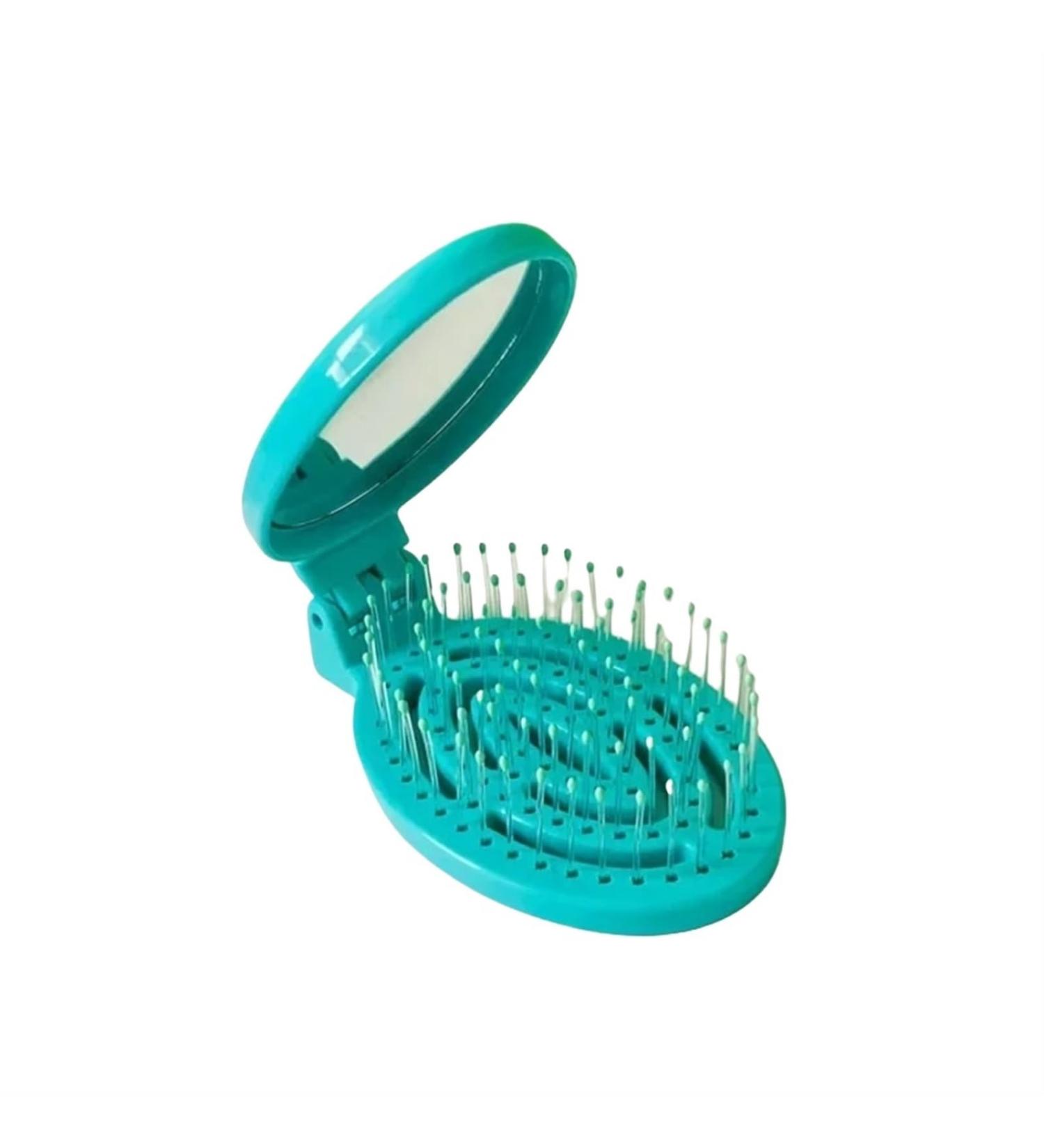 2PCS Hair Comb With Mirror Portable Massage Smooth Comb 2 In 1 Folding Portable Hollow Comb Styling Accessories (Color : C1) - Buy Online on SooperMarket.com