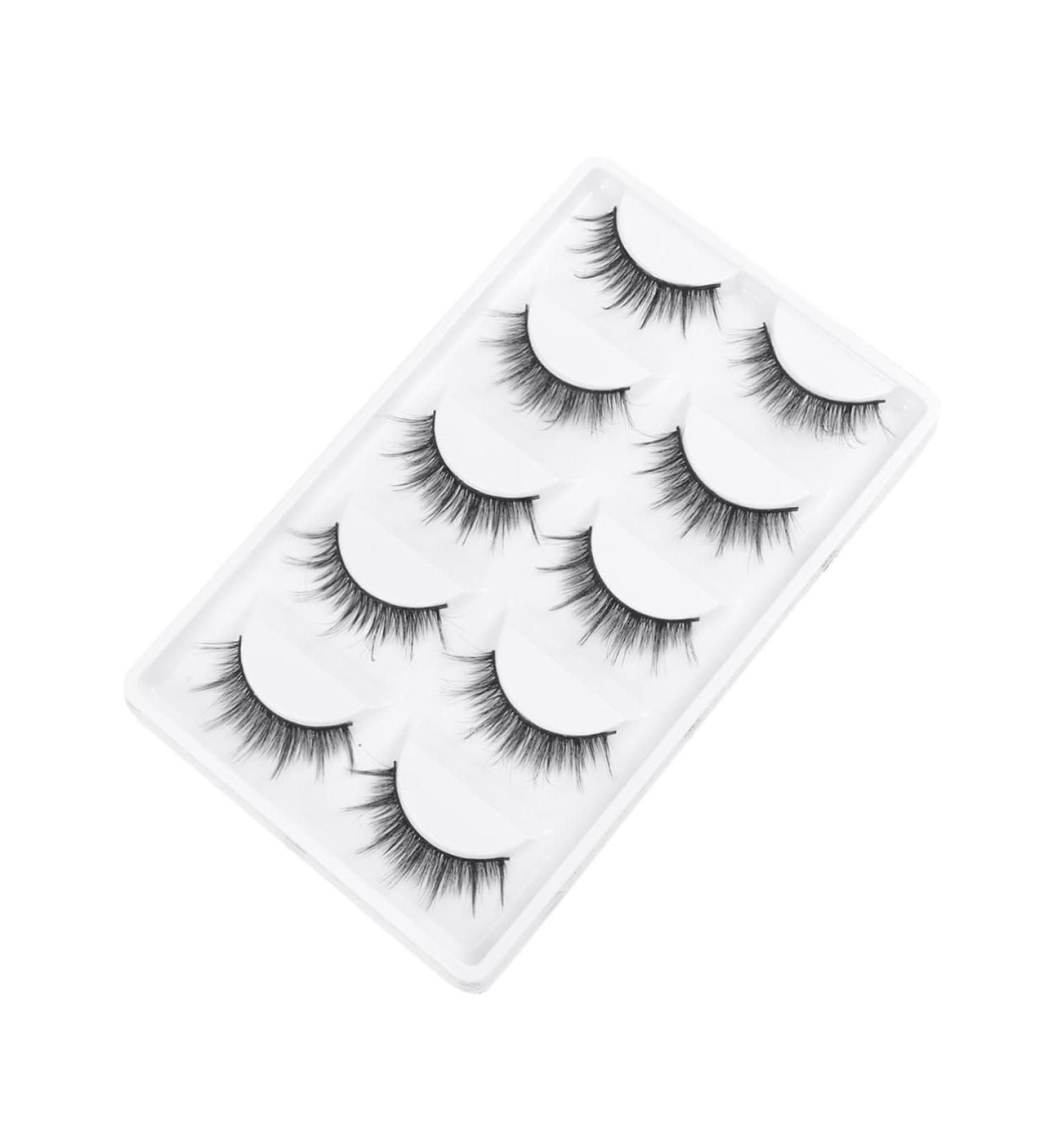 Beavorty 80 Pairs natural false lashes natural fake lashes fake eyelash 3d dense eyelashes - Buy Online on SooperMarket.com